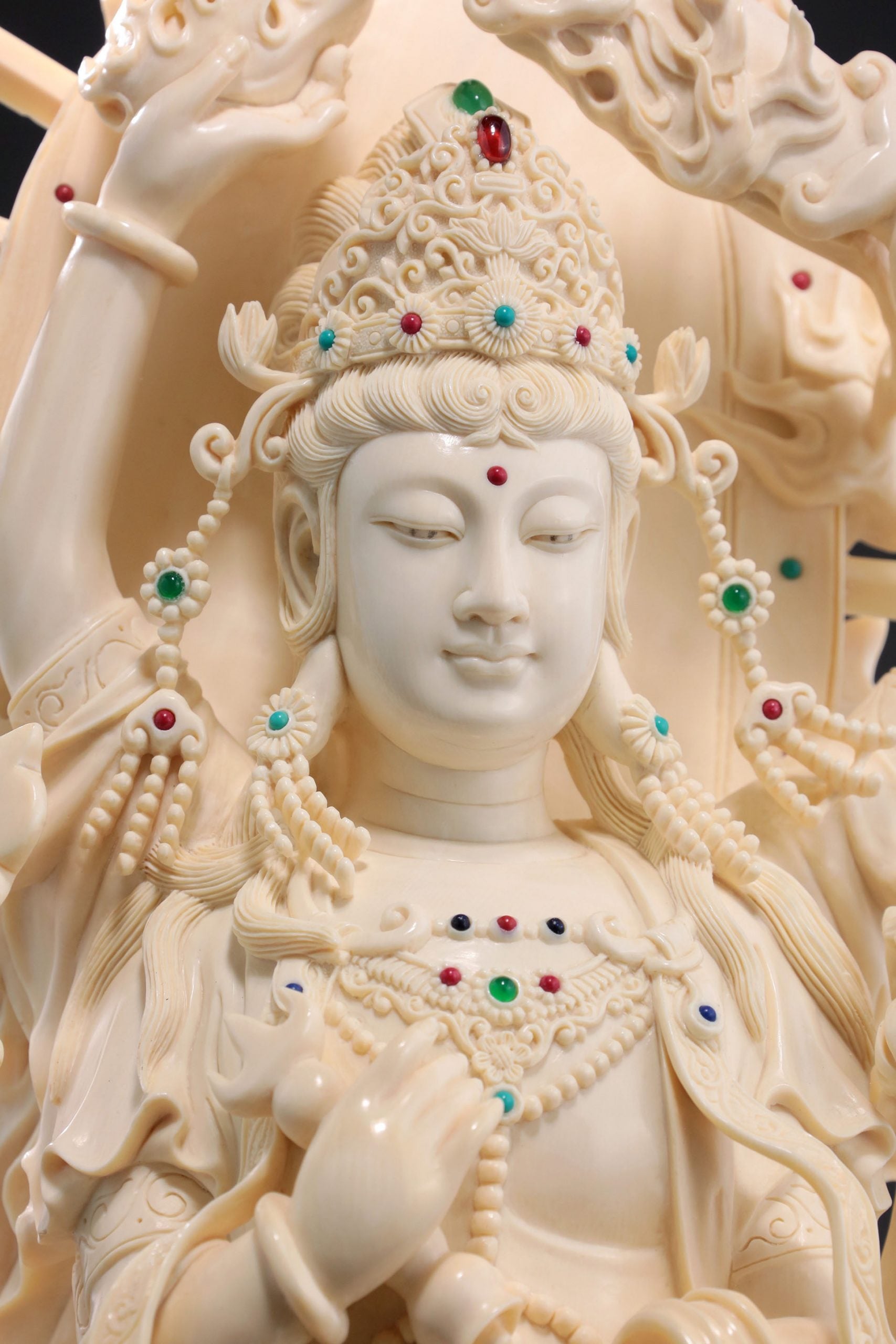 The Three Jewels bring blessings and wisdom.