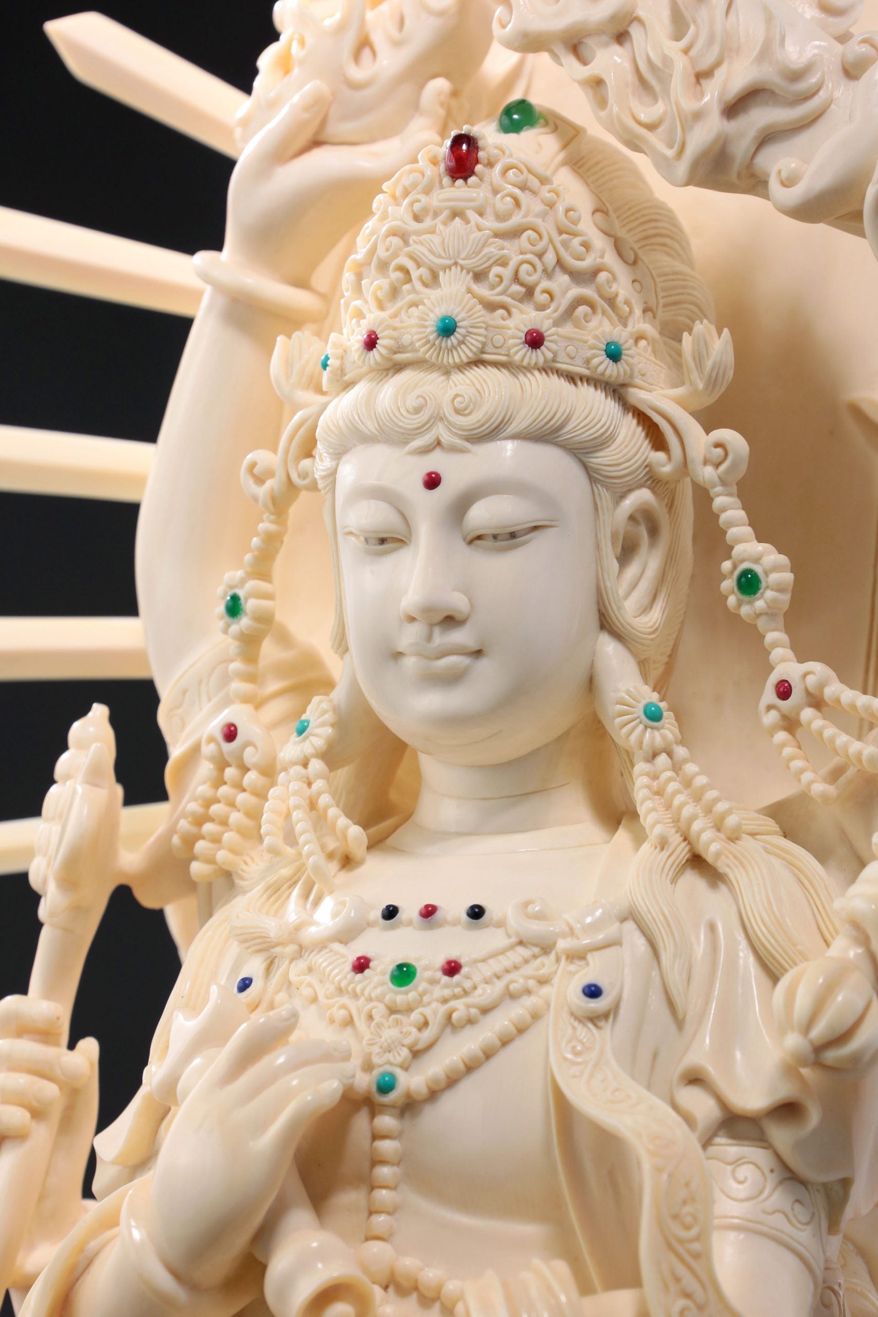 The Three Jewels bring blessings and wisdom.