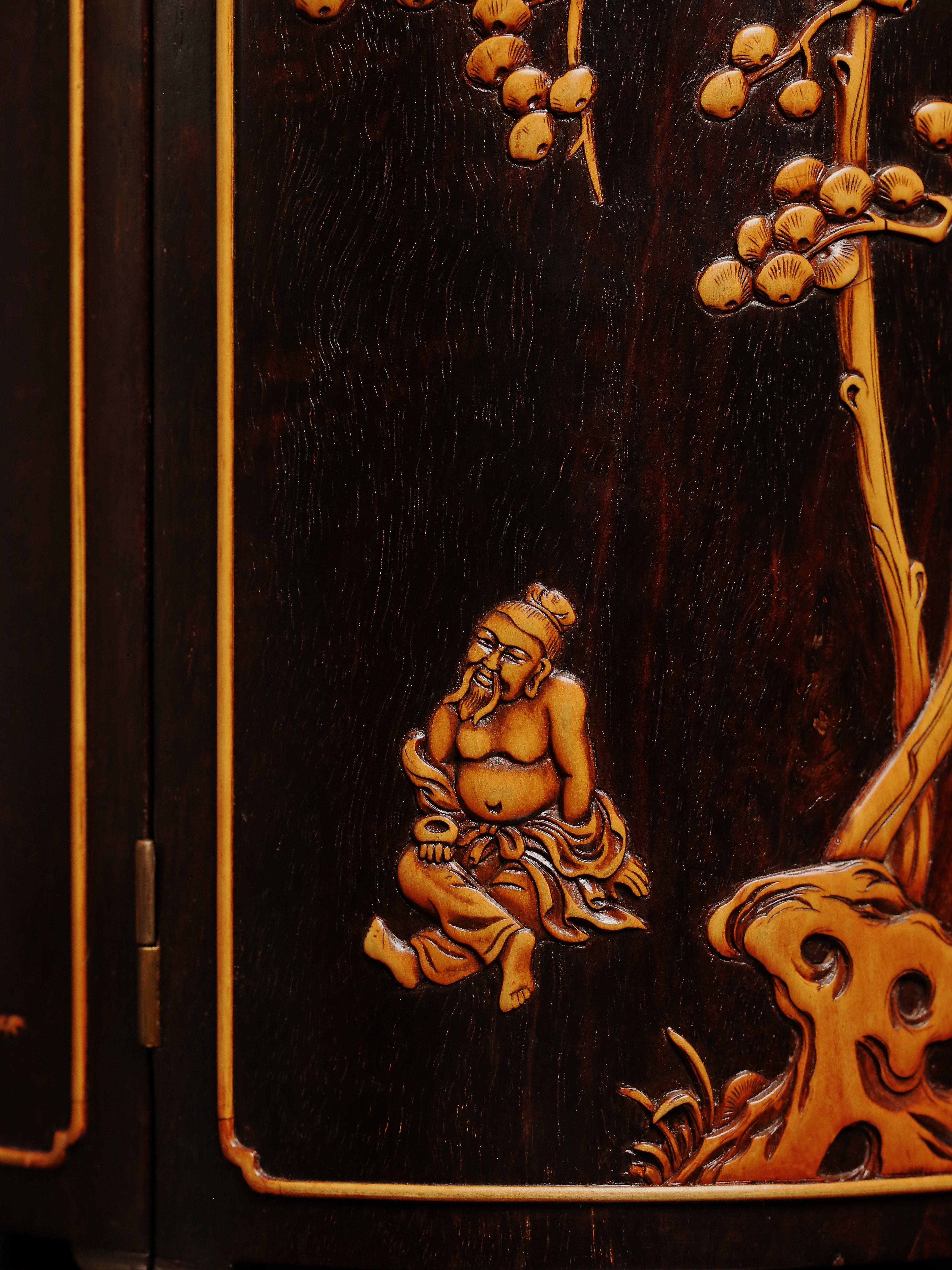 Eight Treasure Round Cabinet