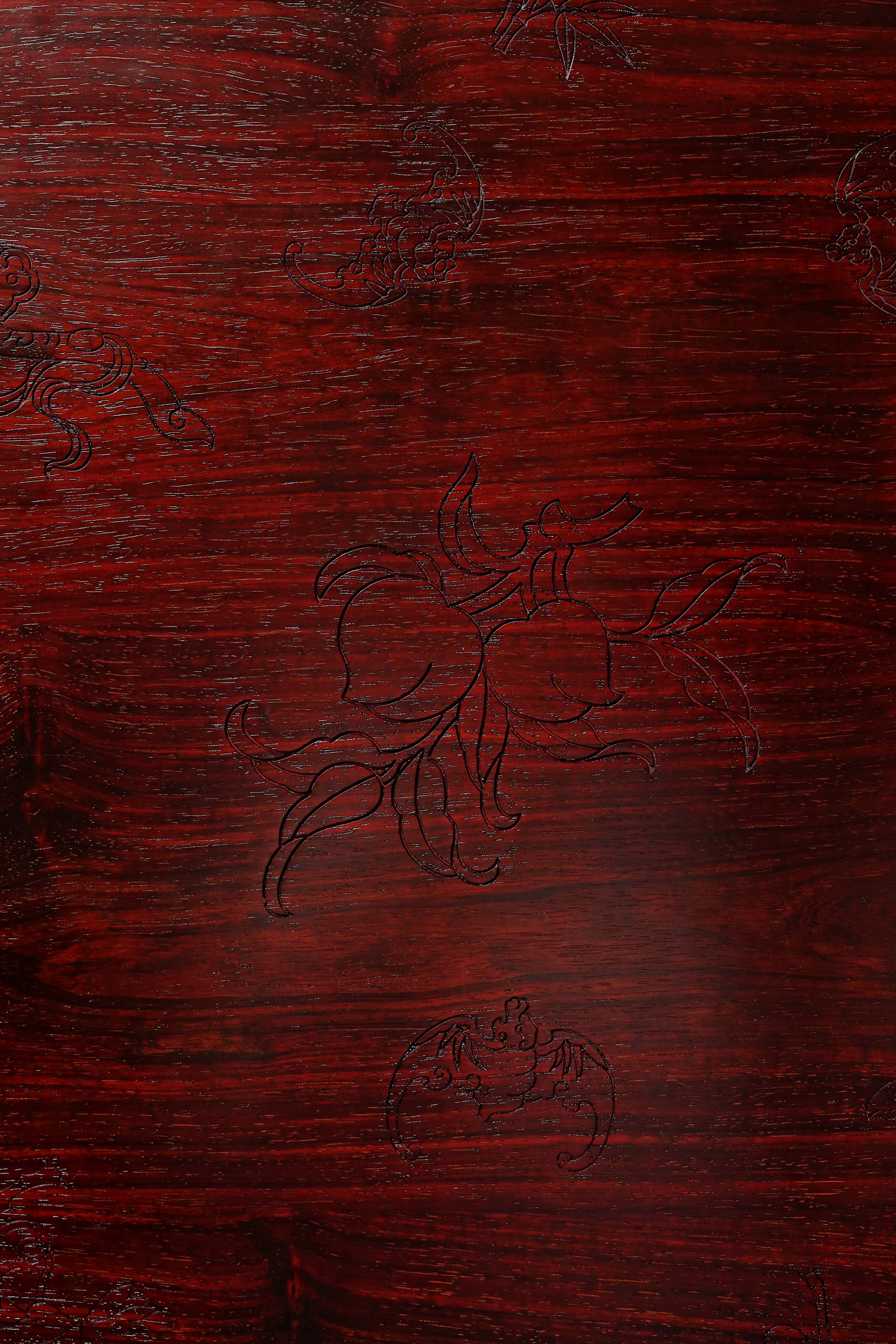 Extra Large Insert Screen with Hundred Birds Inlaid with Treasures