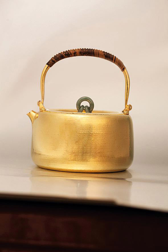 Bukchon|Pure gold jasper ring