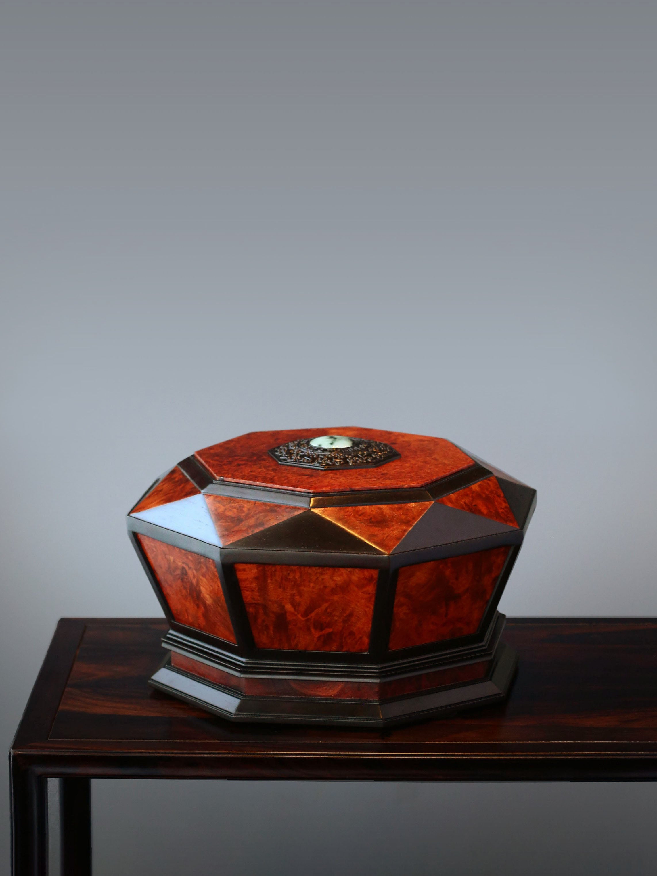 Burl Wood Gem Box