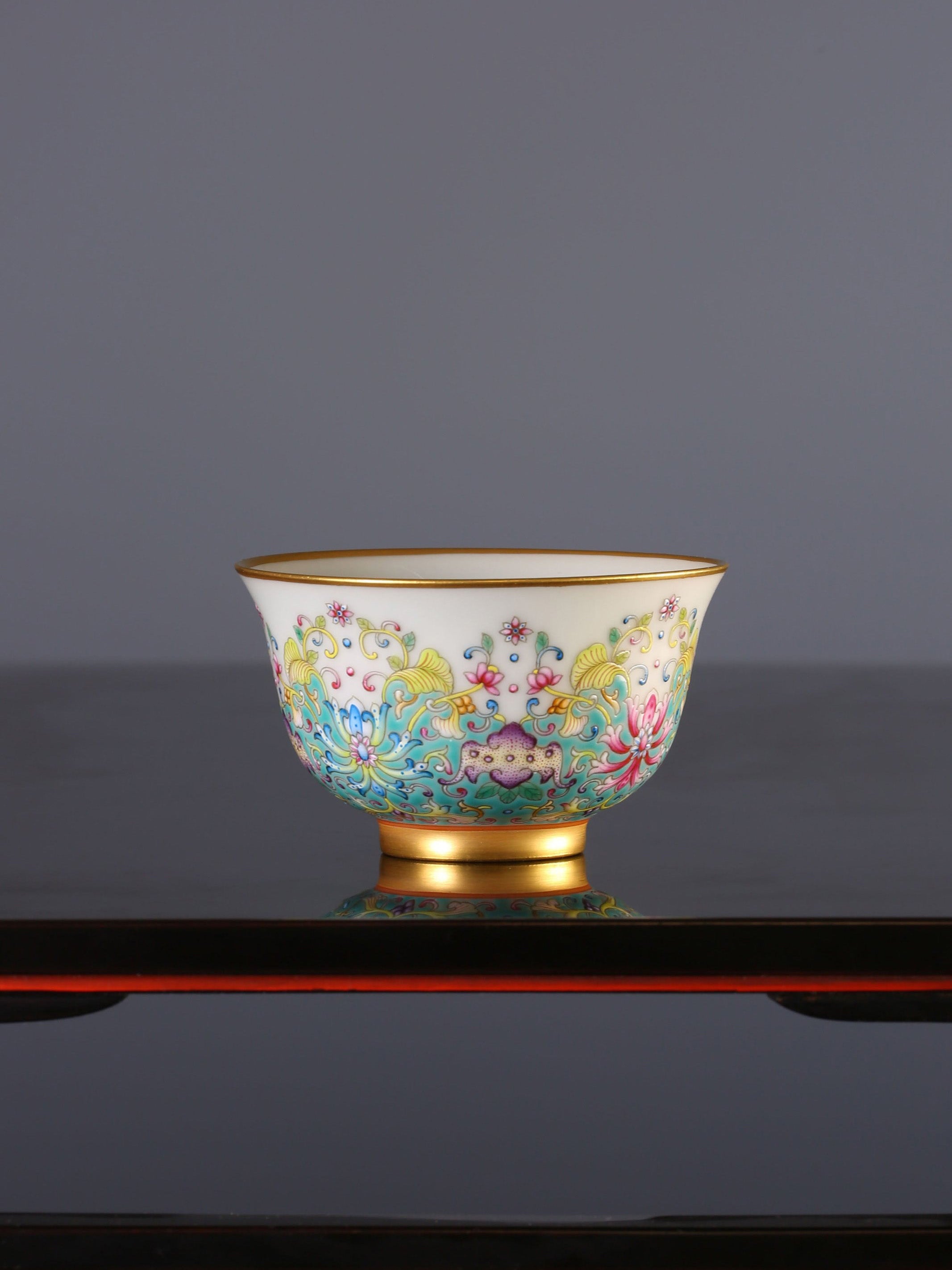 Lotus Blossom Cup with Sloping Mouth
