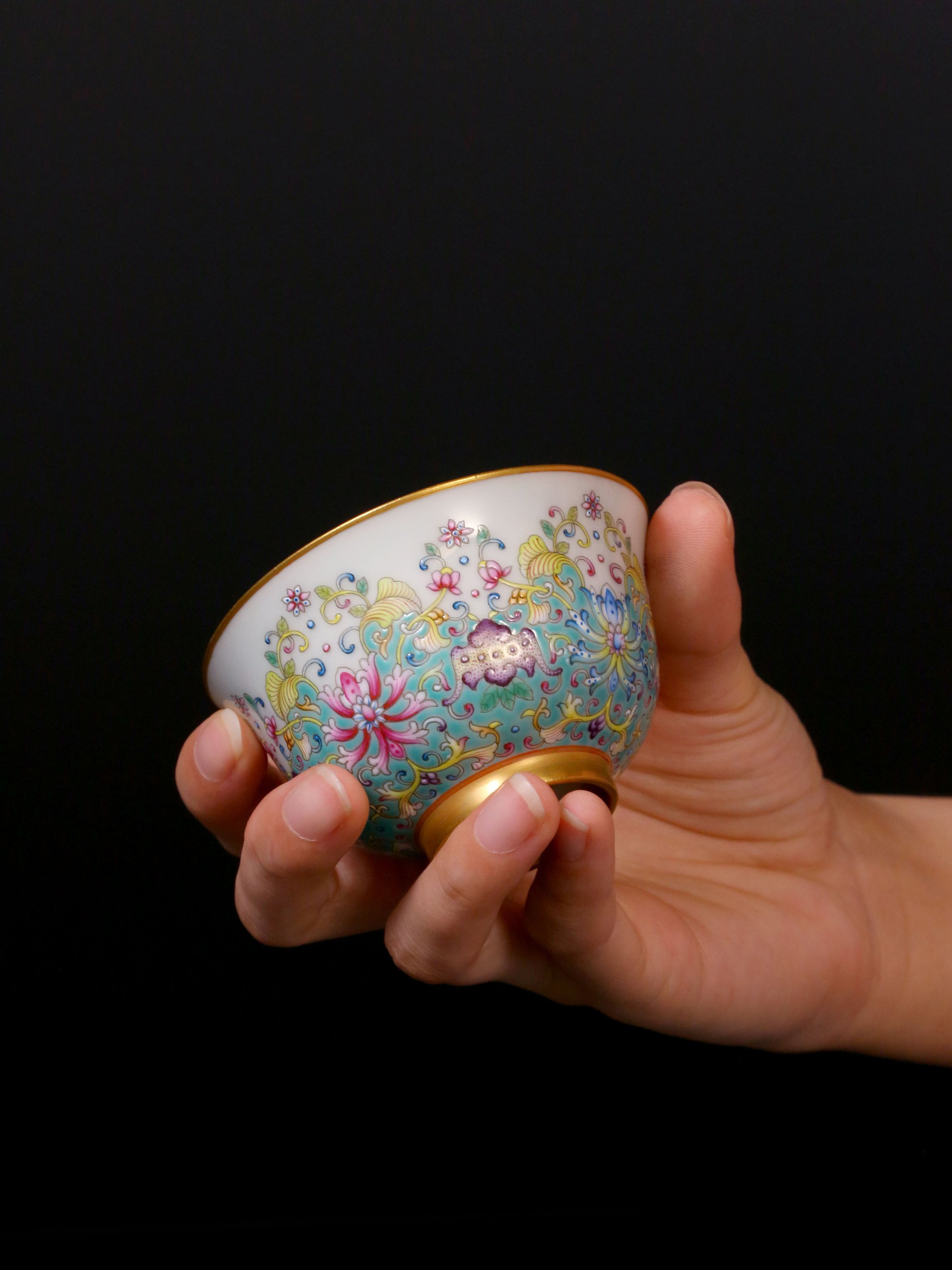 Lotus Blossom Cup with Sloping Mouth