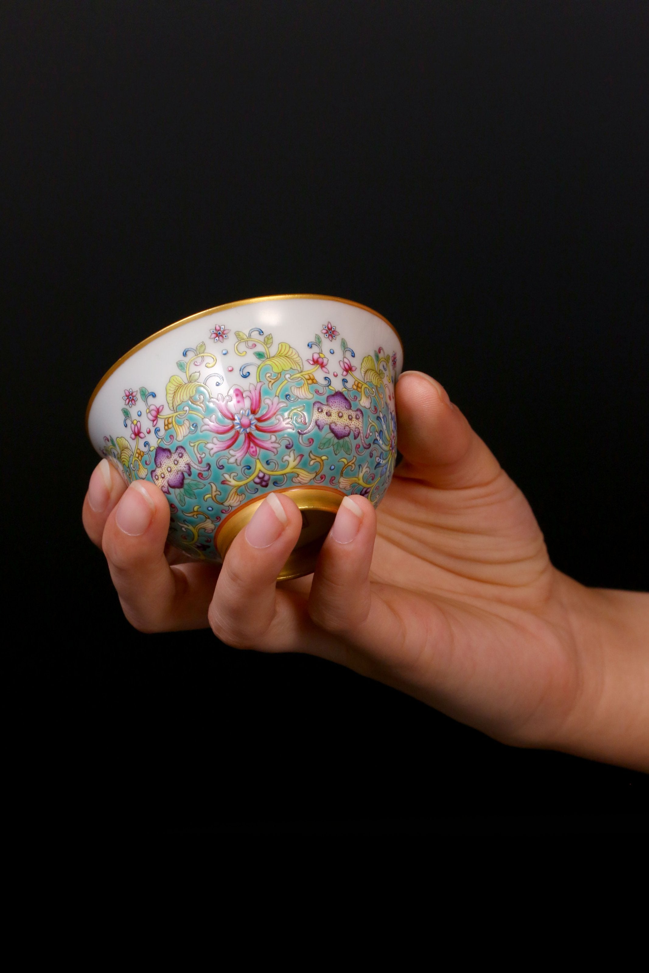 Lotus Blossom Cup with Sloping Mouth