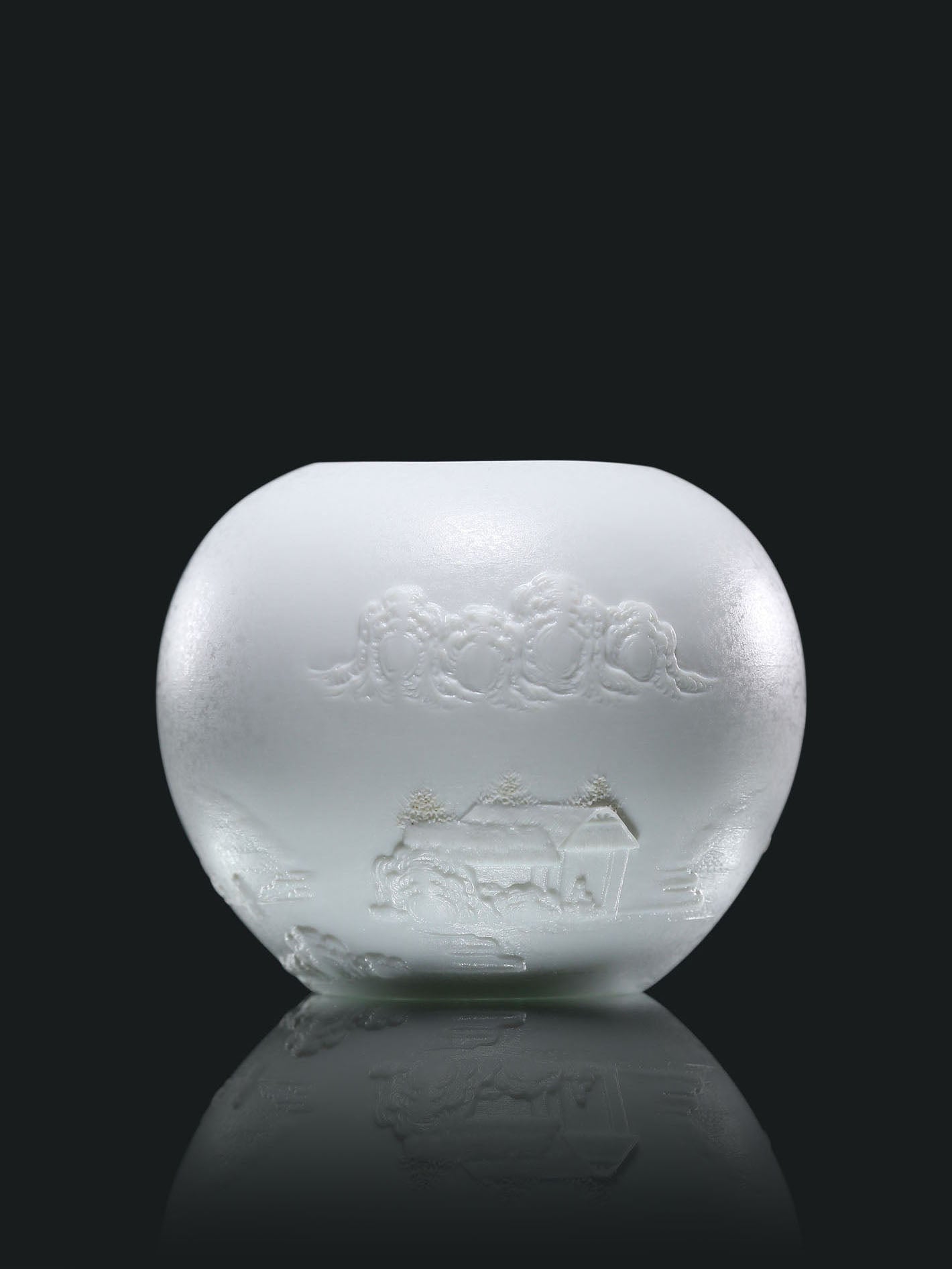 Dayazhai Chishan Cunshui Plain Porcelain Water Bowl