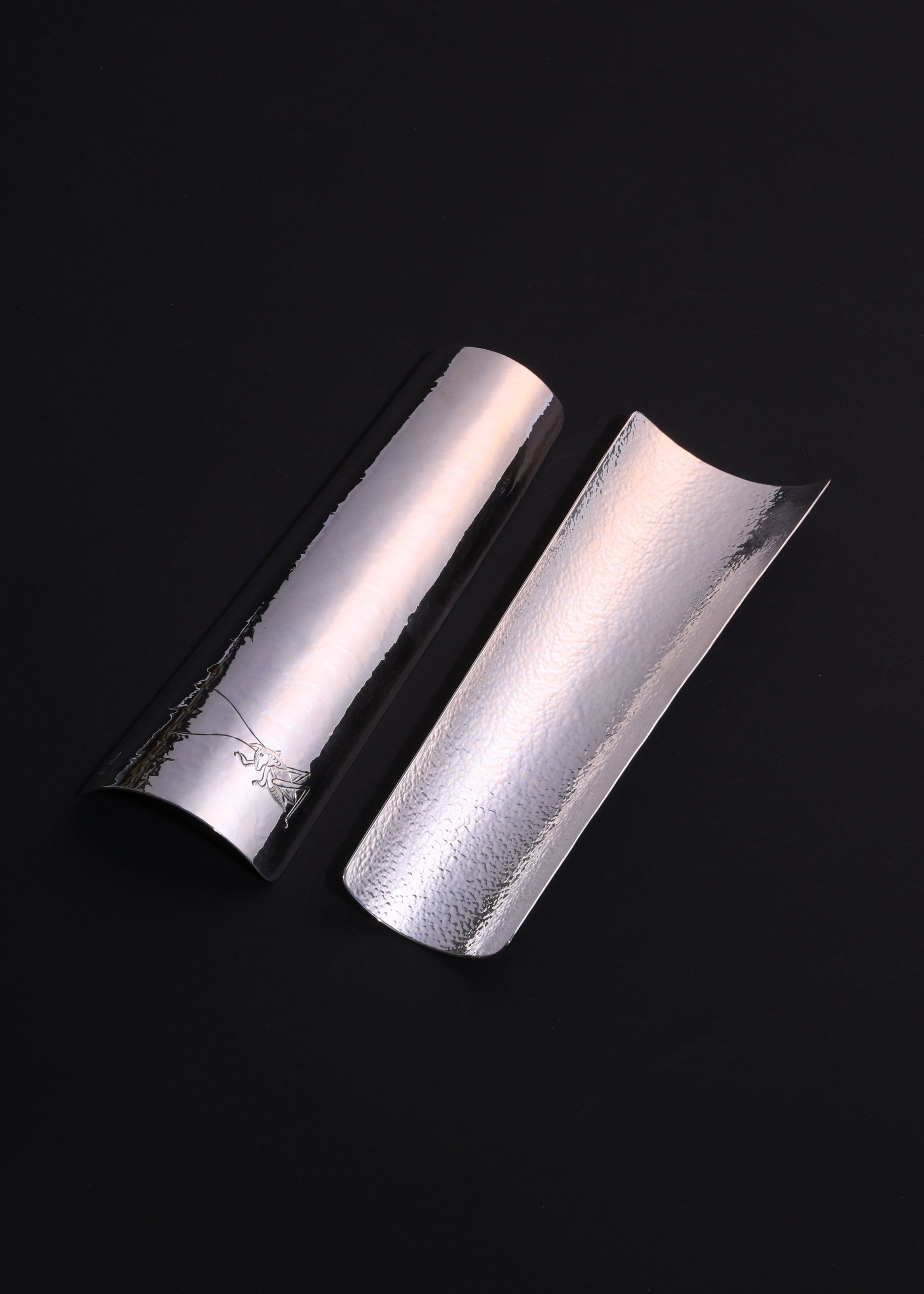 Pure silver cricket tea scoop