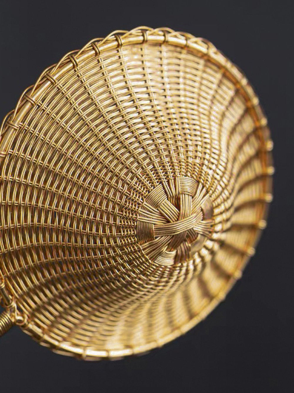 Sterling silver gilt tea strainer and tea pick