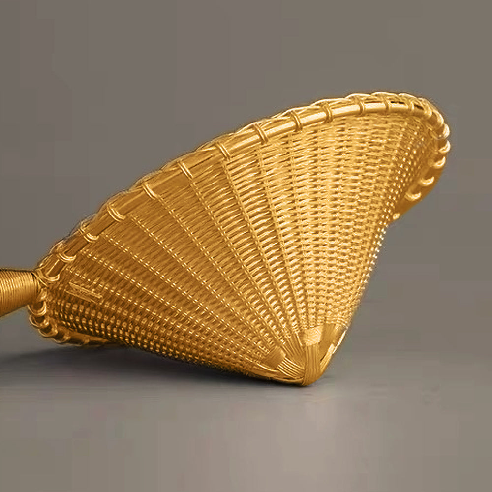 Sterling silver gilt tea strainer and tea pick