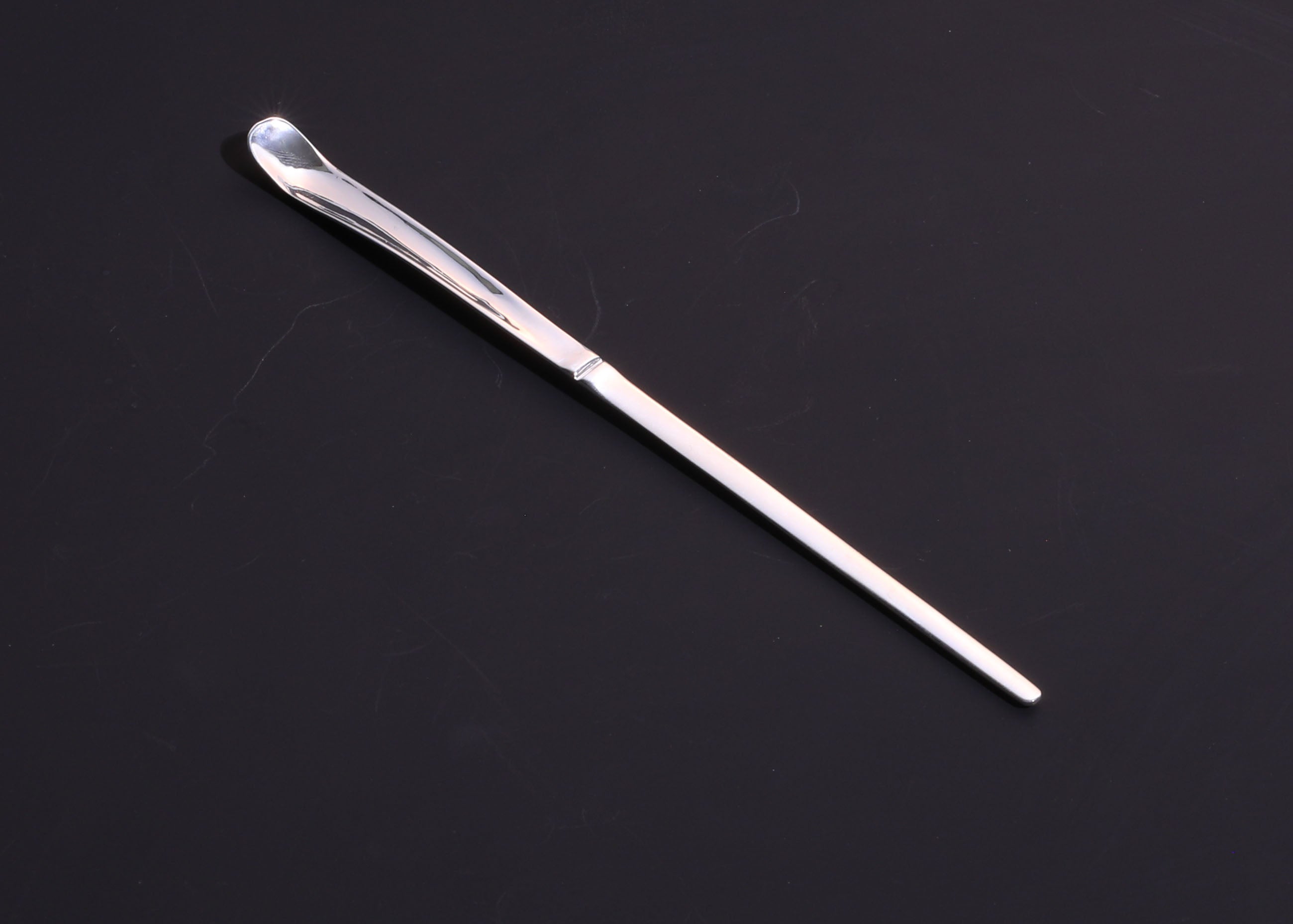 Gold and silver inlaid tea knife | tea pick