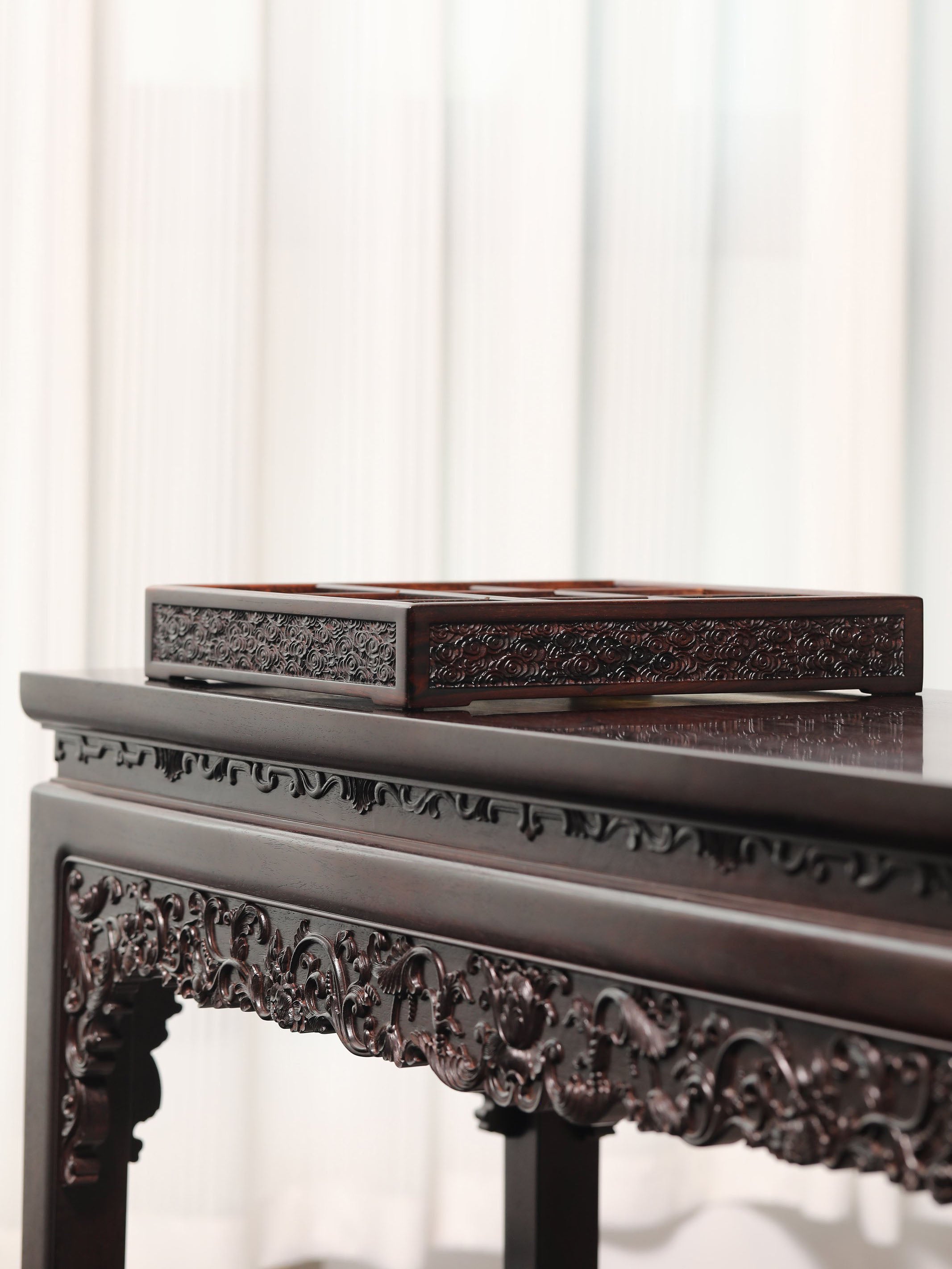 Dalbergia cochinchinensis marble base plate