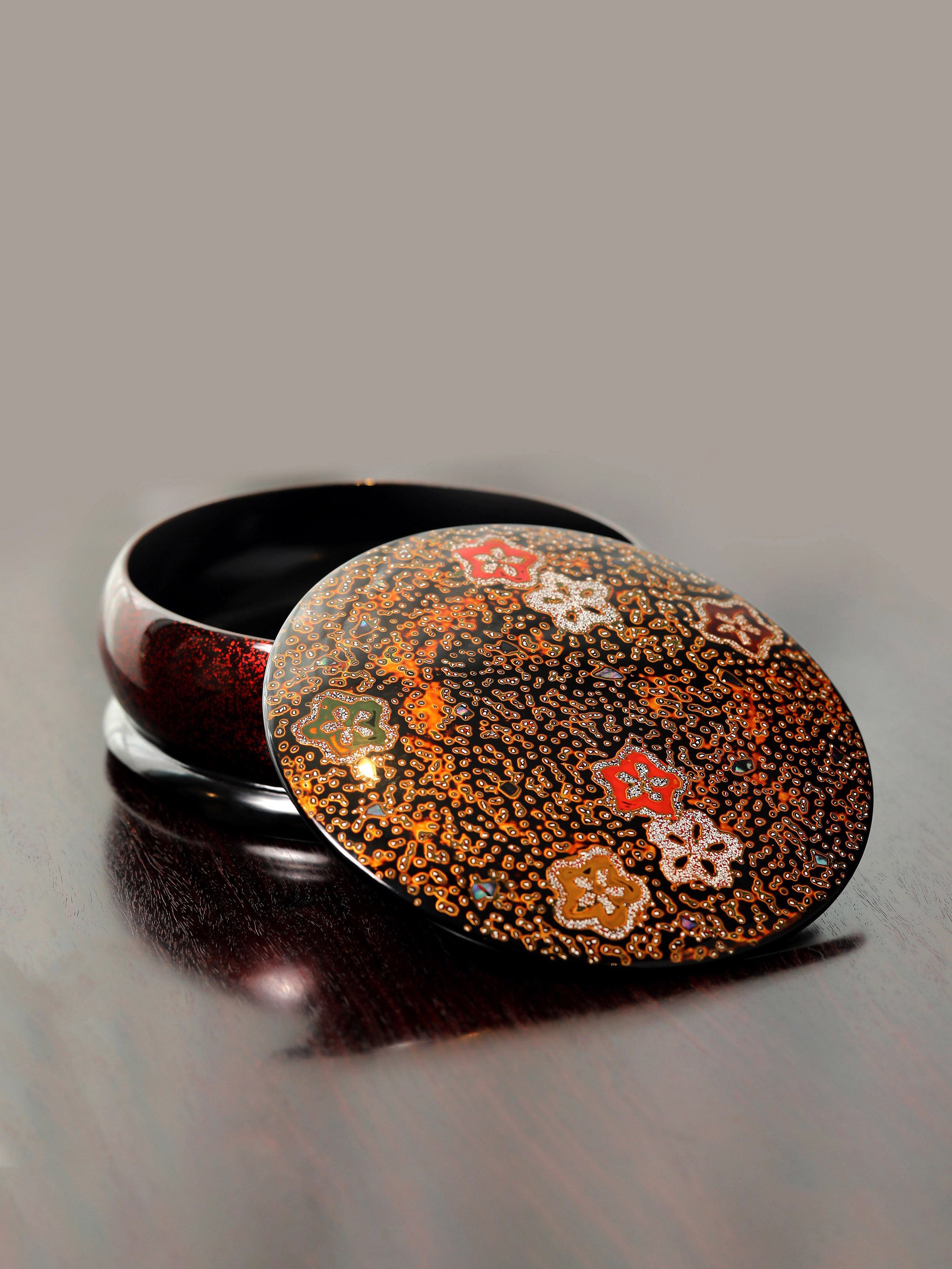 Japanese lacquer tea box