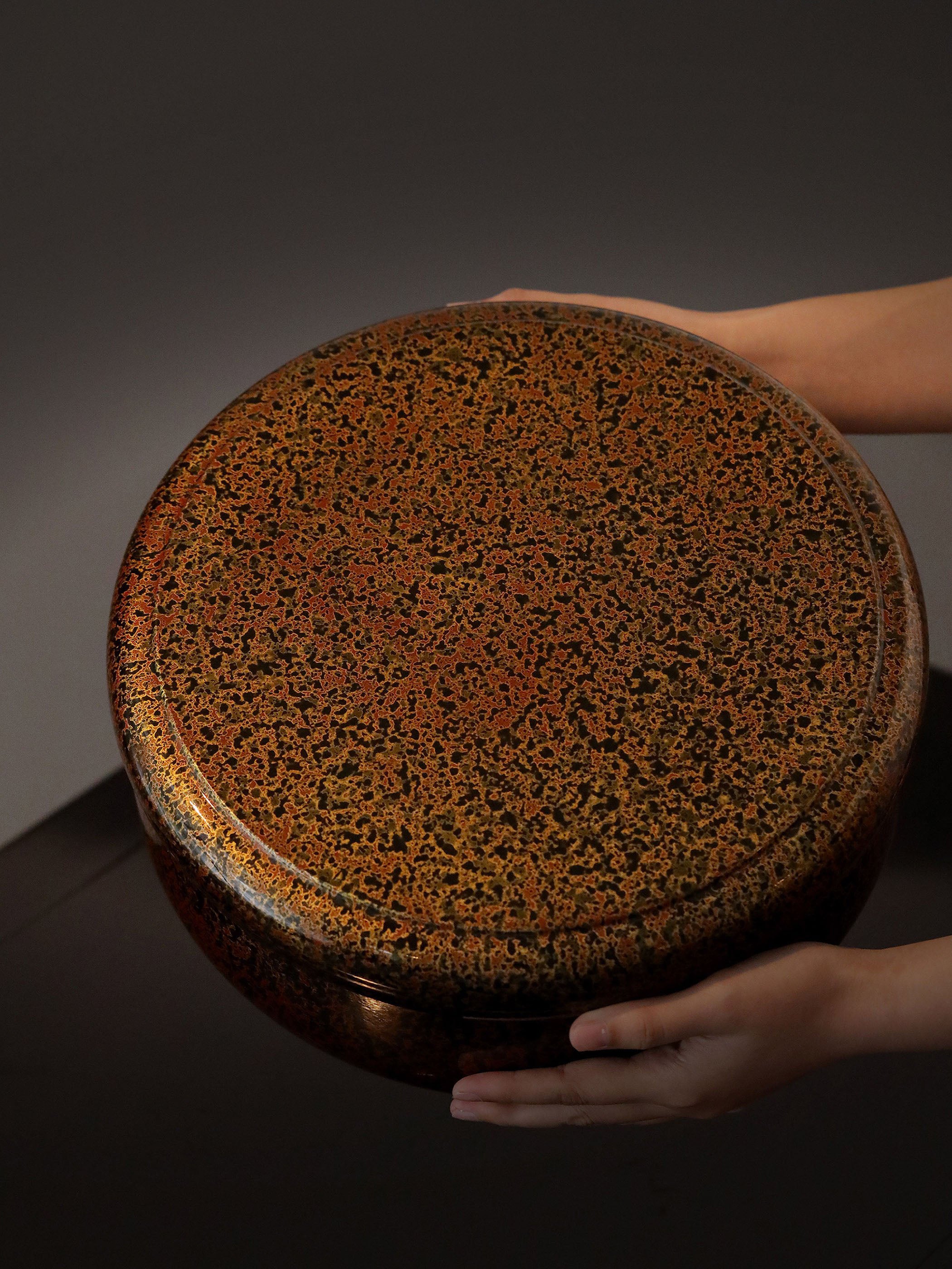 Japanese lacquer tea box
