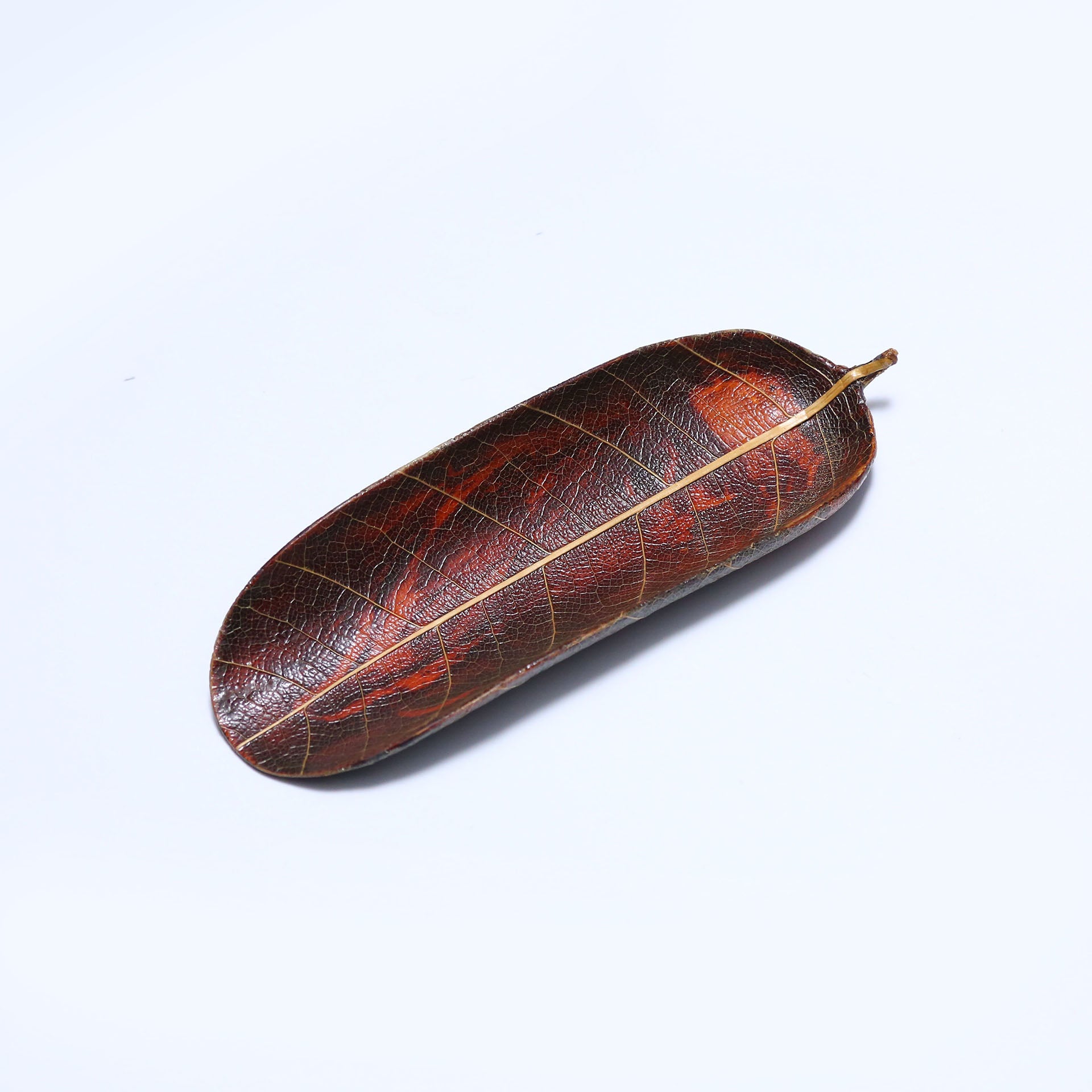 Lacquer leaf tea scoop