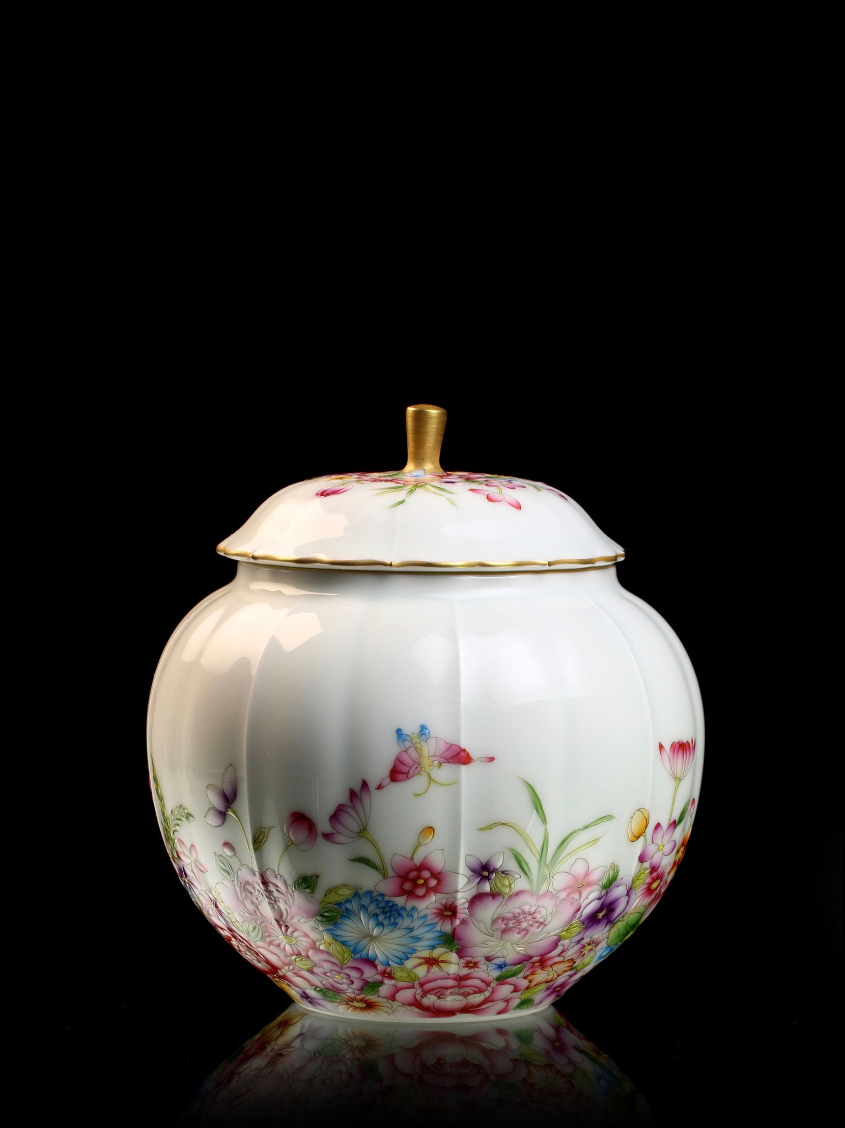 Dayazhai Enamel Painted Tea Warehouse