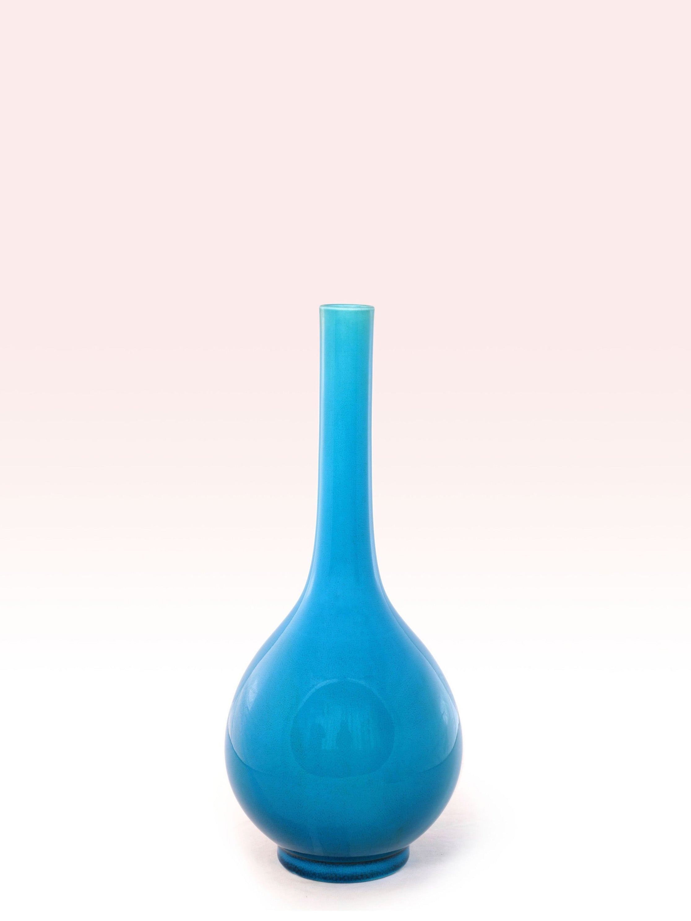 Falconite (peacock blue) bottle