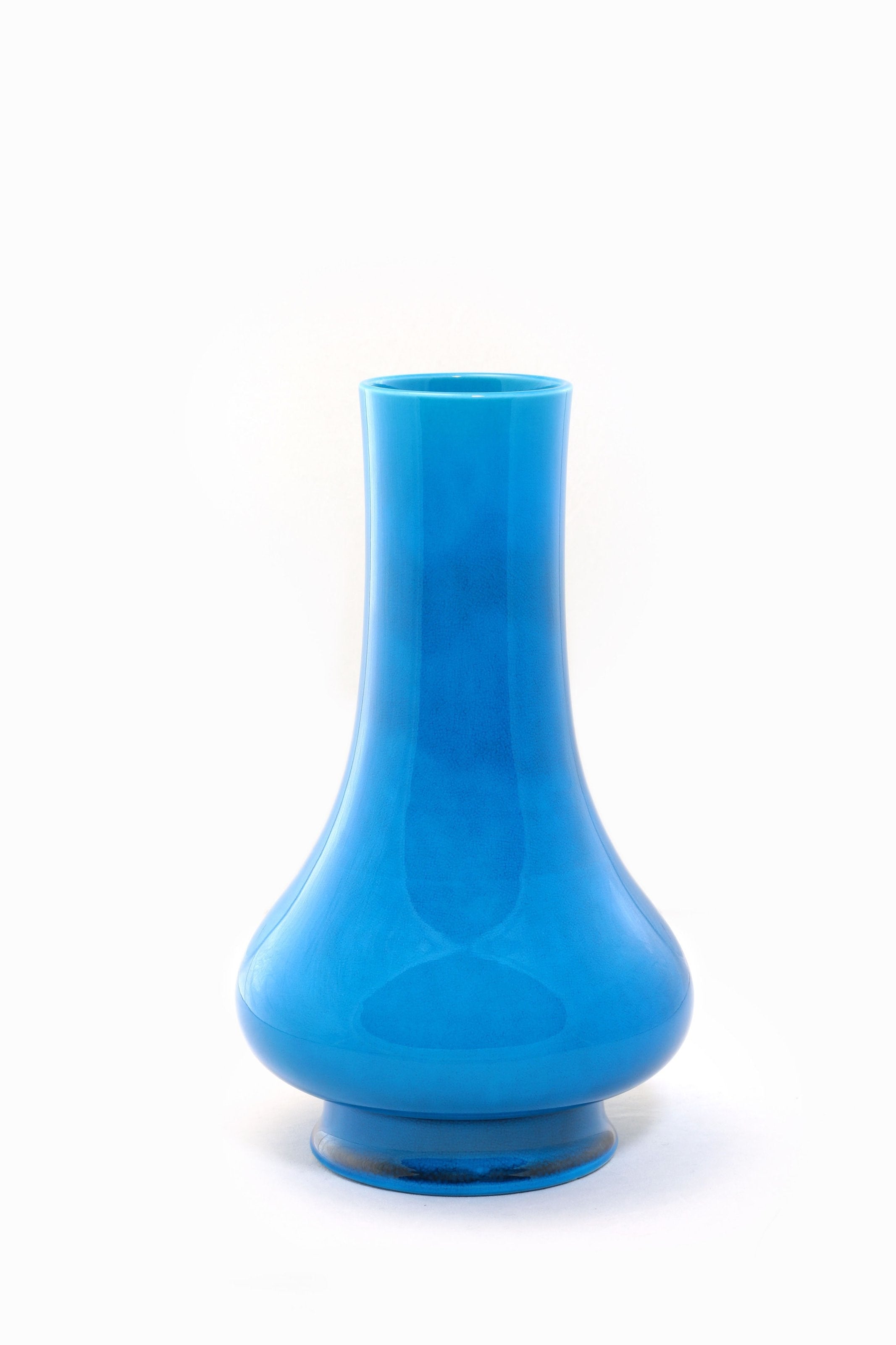 Peacock Blue Vase