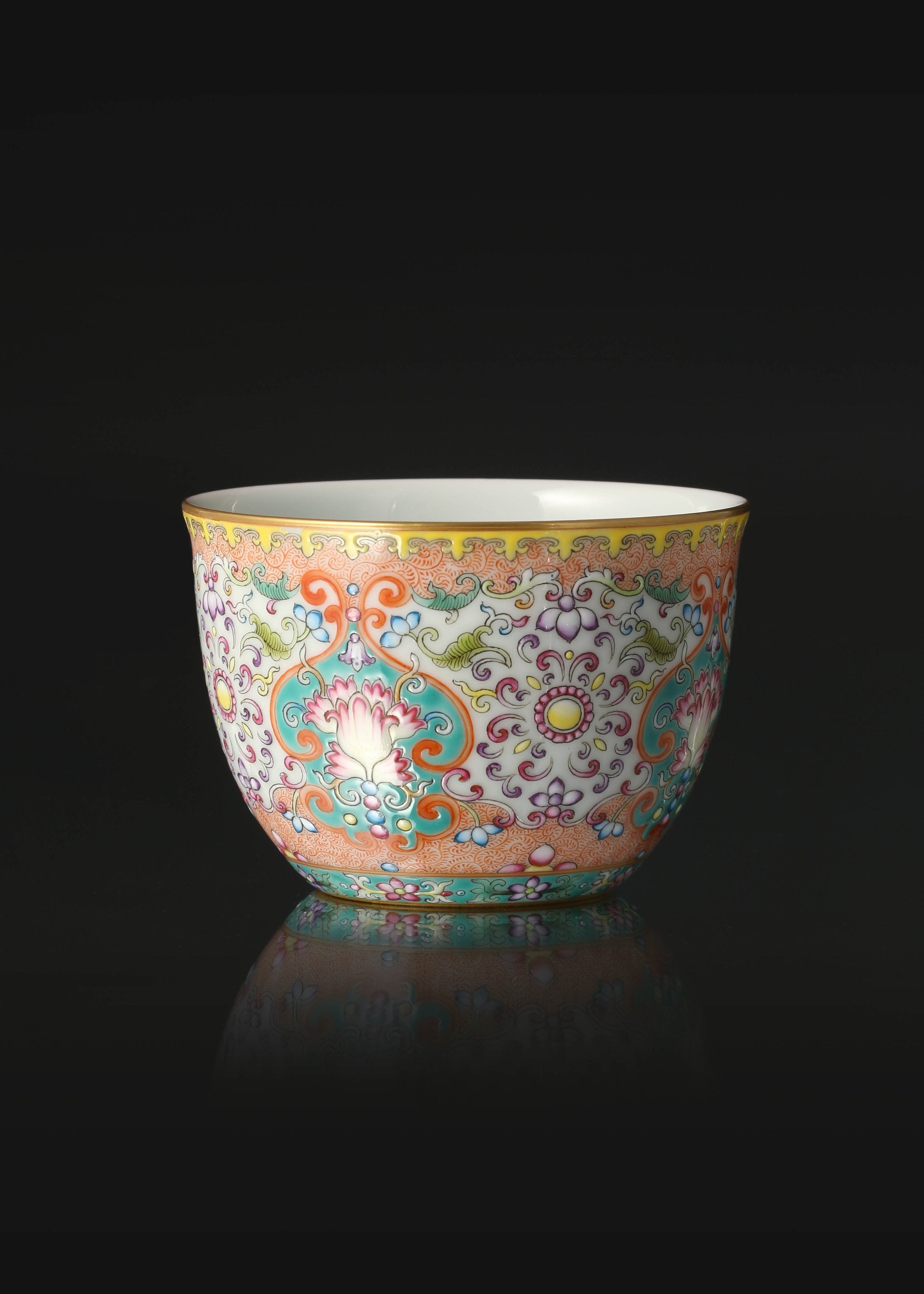 Dayazhai Enamel Flower Jar Cup