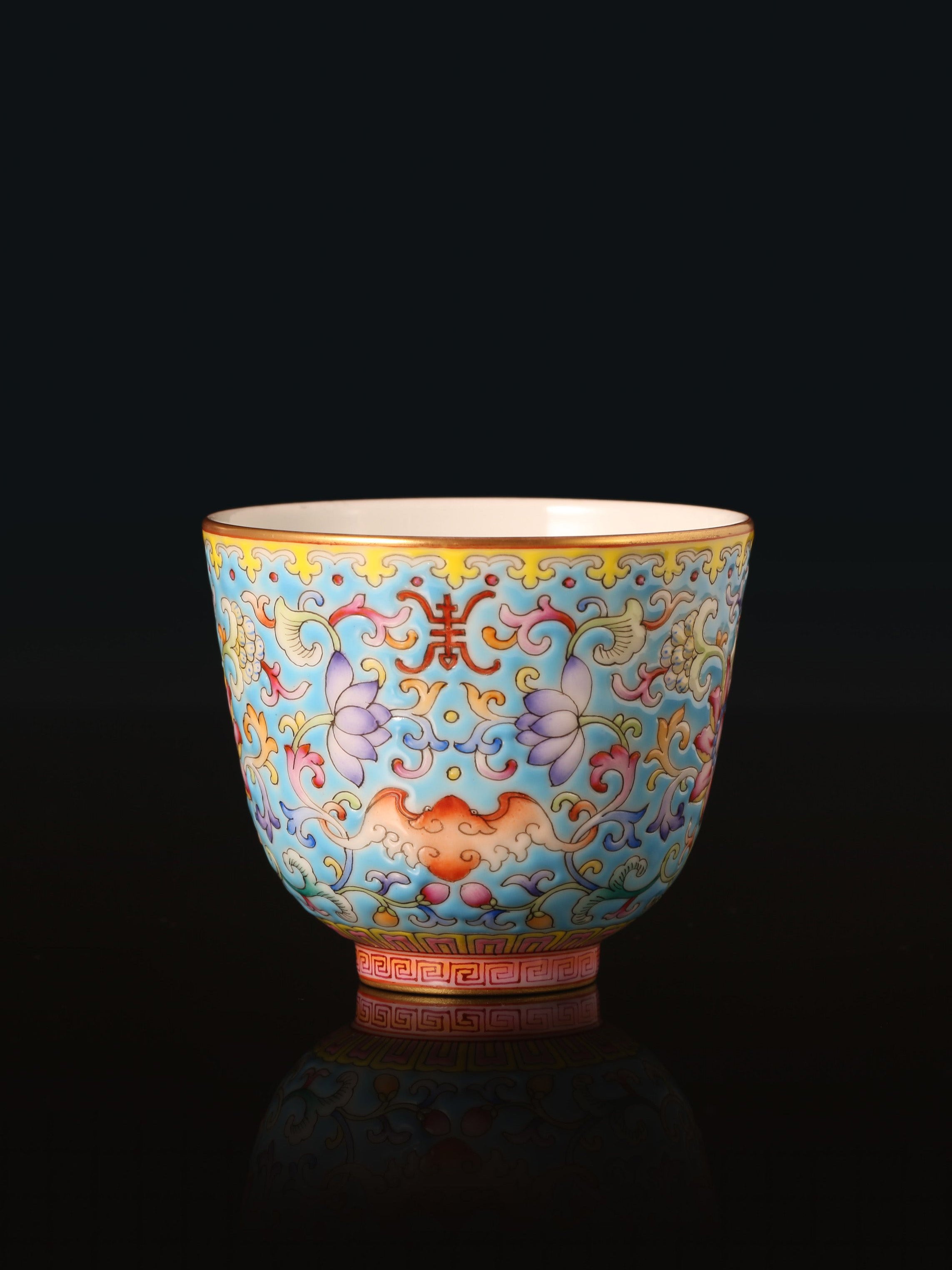 Dayazhai Enamel Lotus Seed Cup