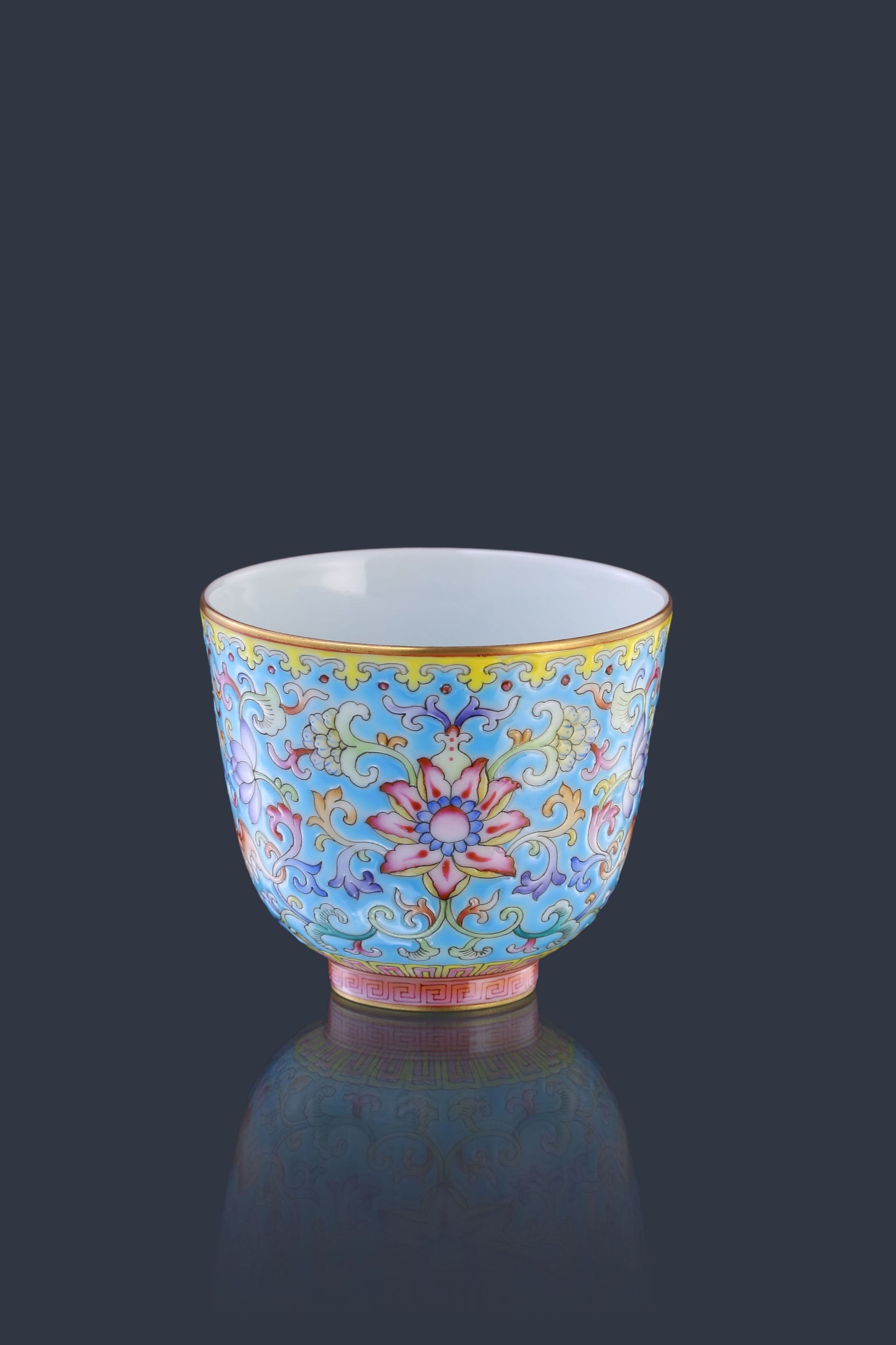 Dayazhai Enamel Lotus Seed Cup