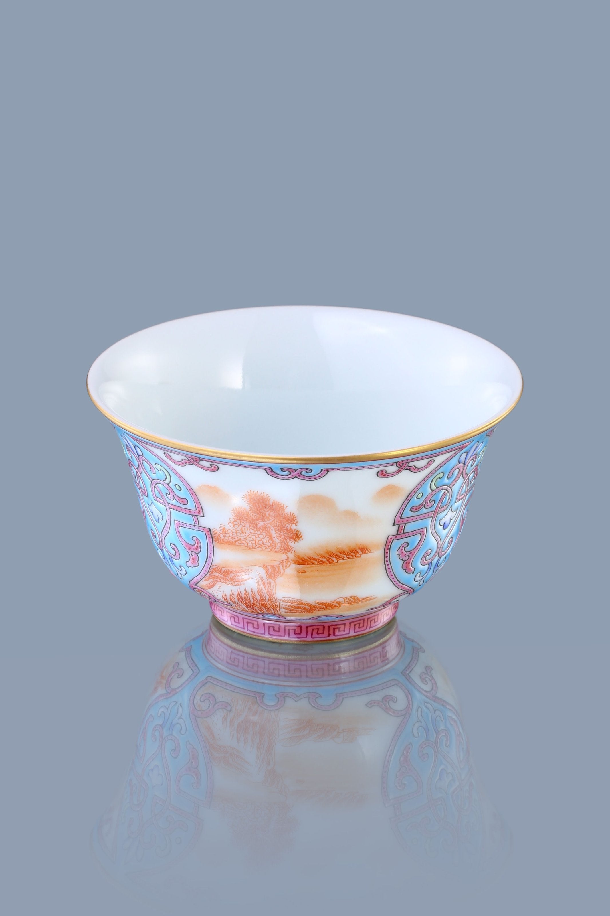 Dayazhai Enamel Landscape Cup