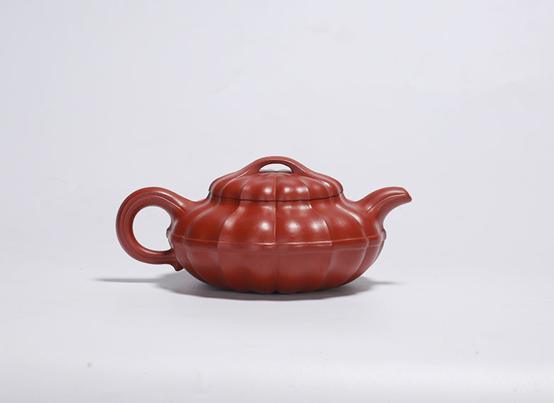 Fang Lipin Huanglongshan Cinnabar Mine Thread Round Teapot