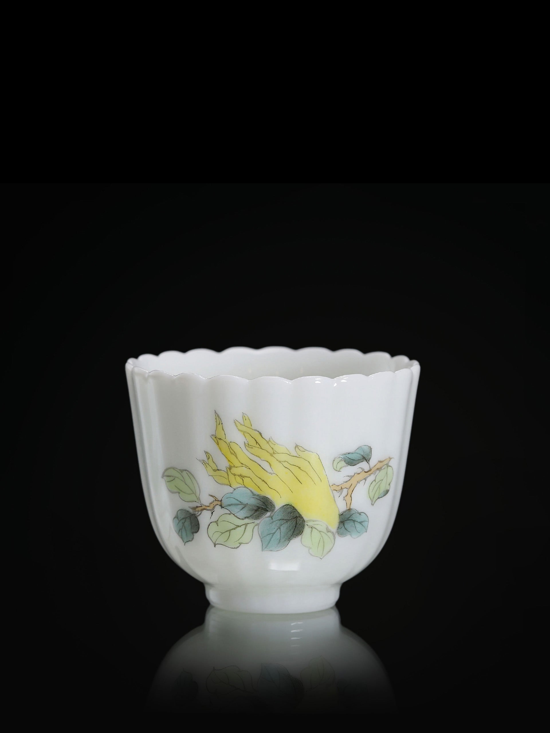 Many Children, Many Blessings: Famille Rose Tea Cup