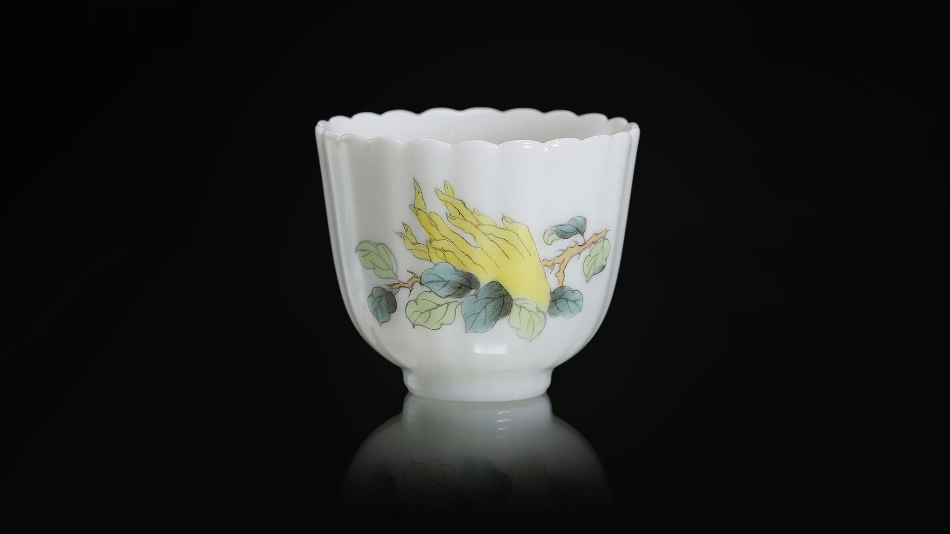 Many Children, Many Blessings: Famille Rose Tea Cup