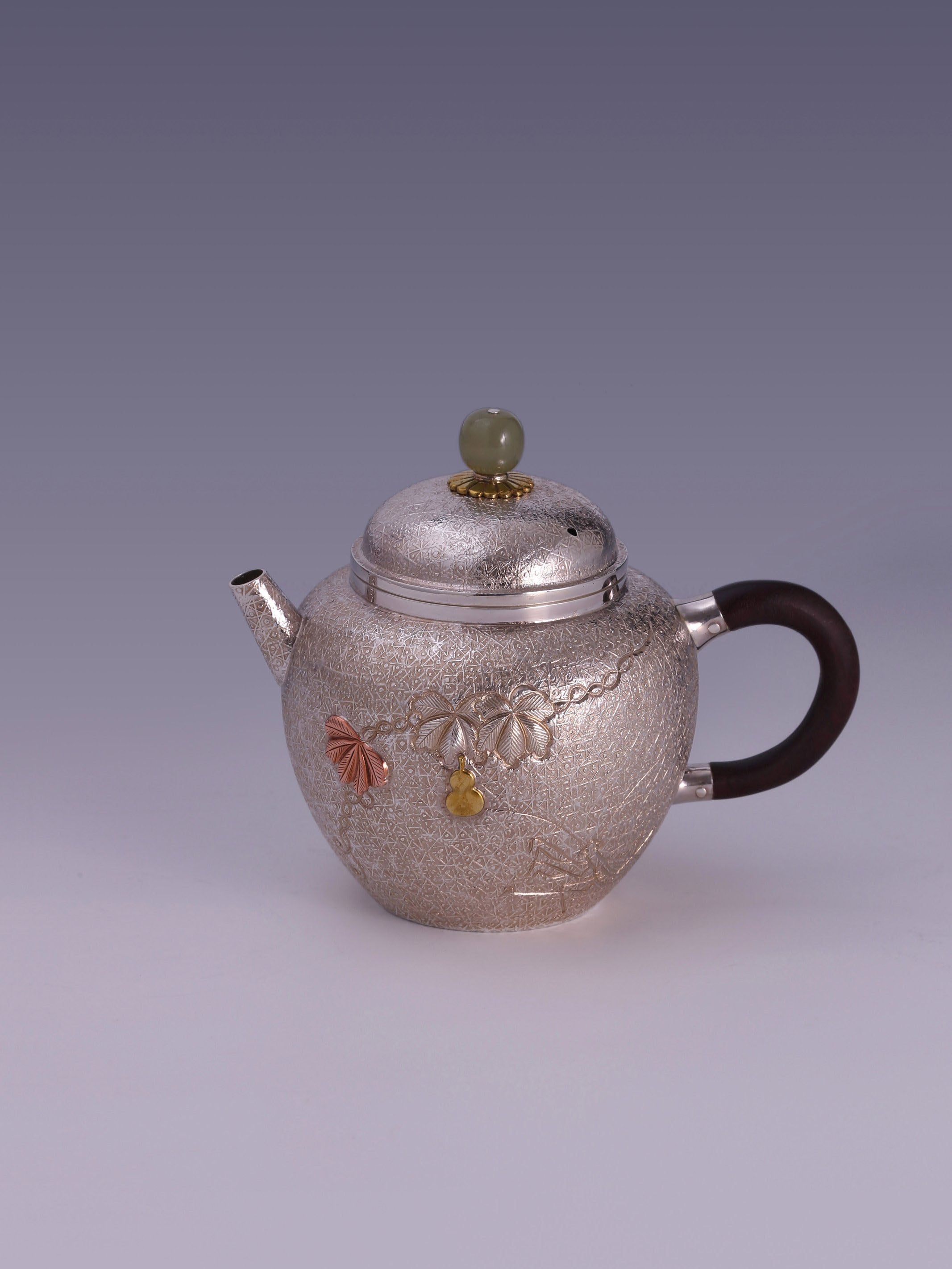 Fulu pure silver teapot