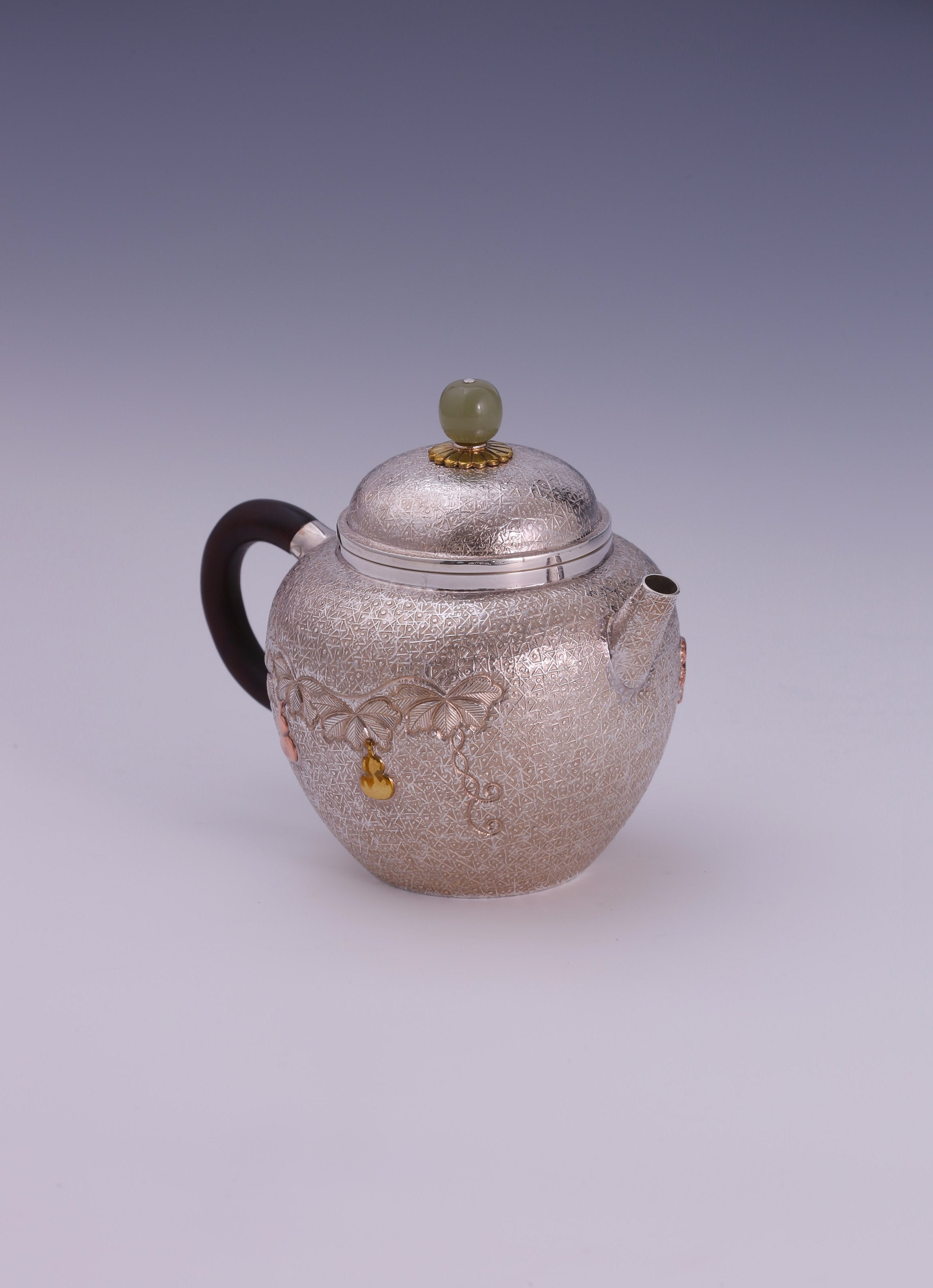 Fulu pure silver teapot