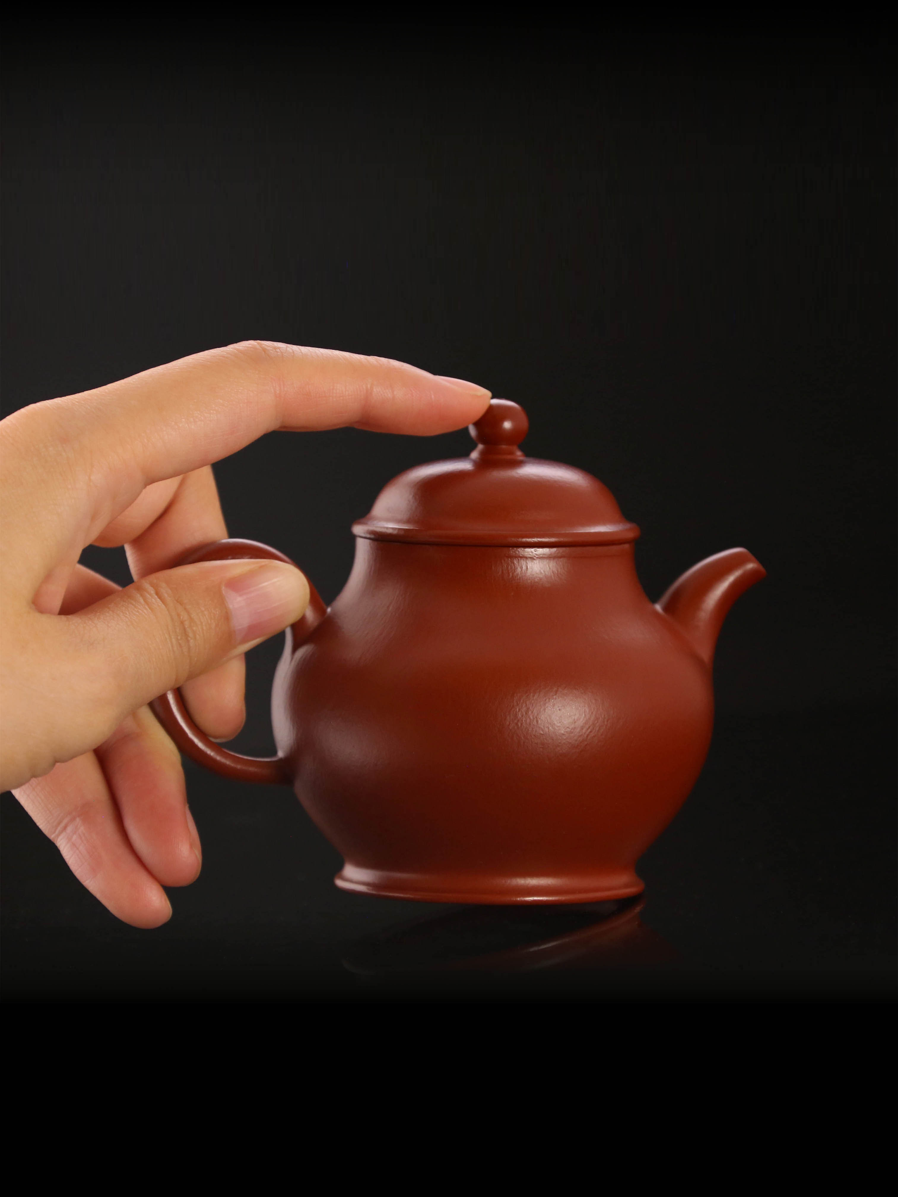 Gao Pan Teapot - Small Coal Kiln Zhu Ni (Red Clay)