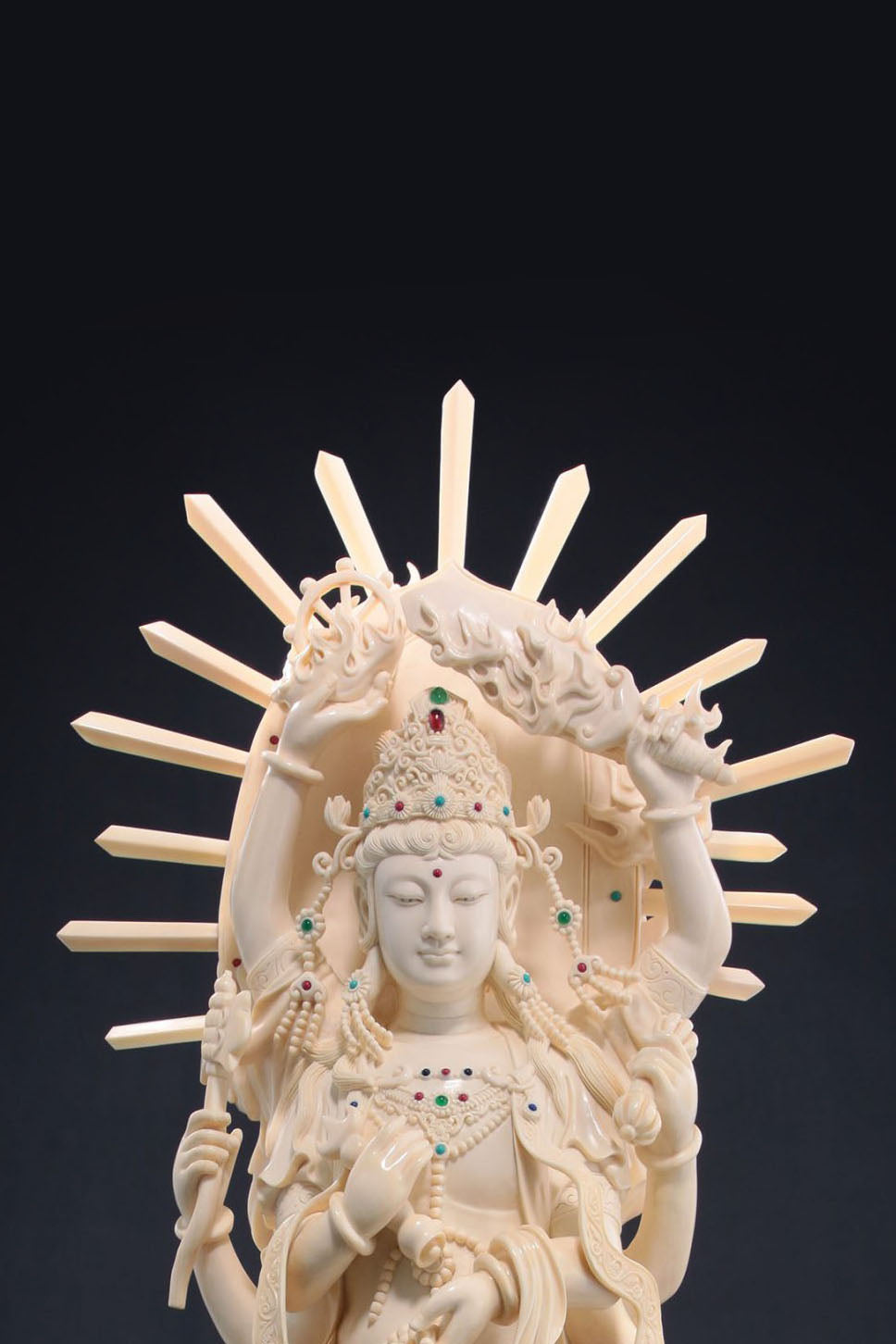 The Three Jewels bring blessings and wisdom.