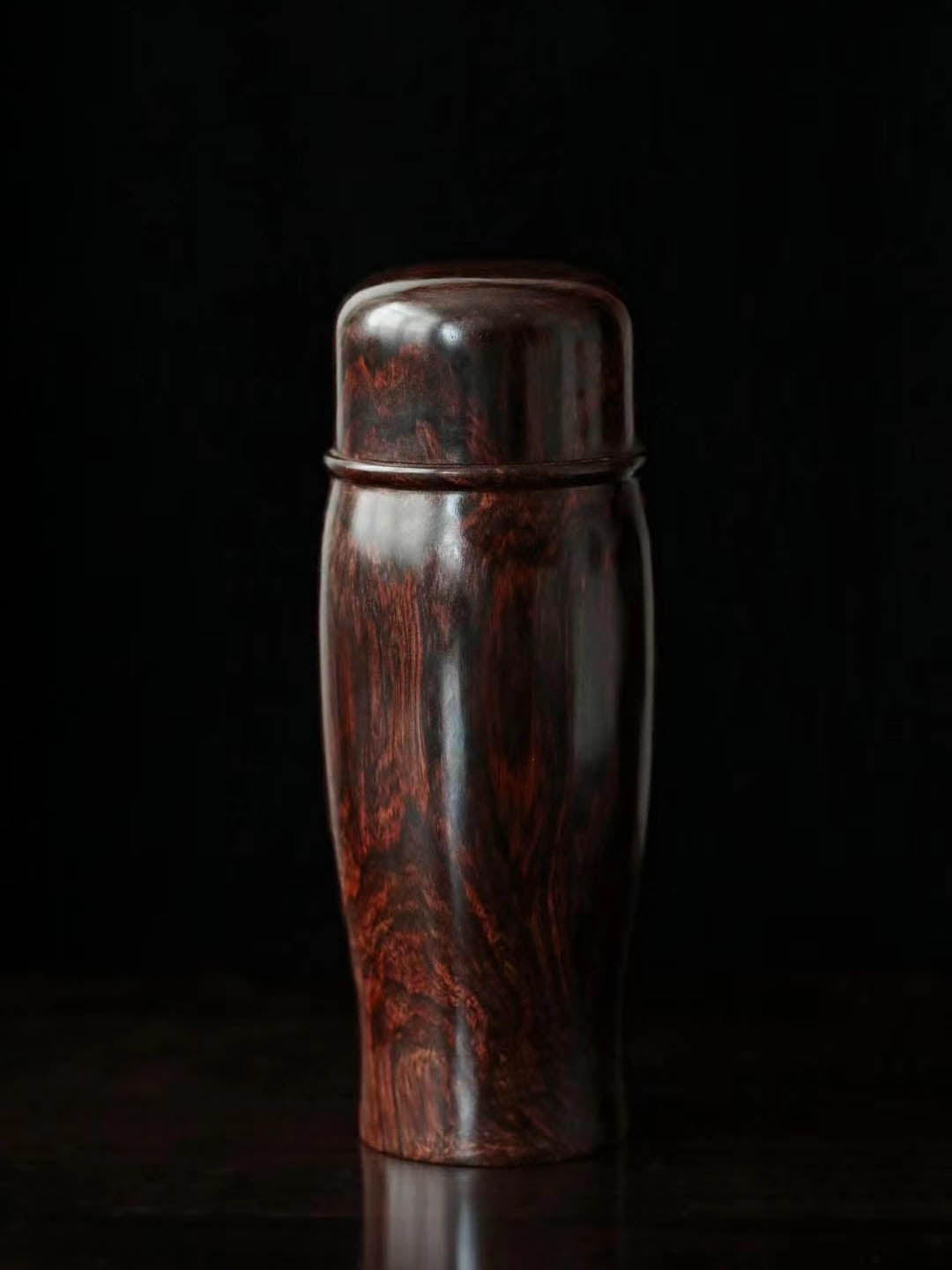 Hainan rosewood tea canister