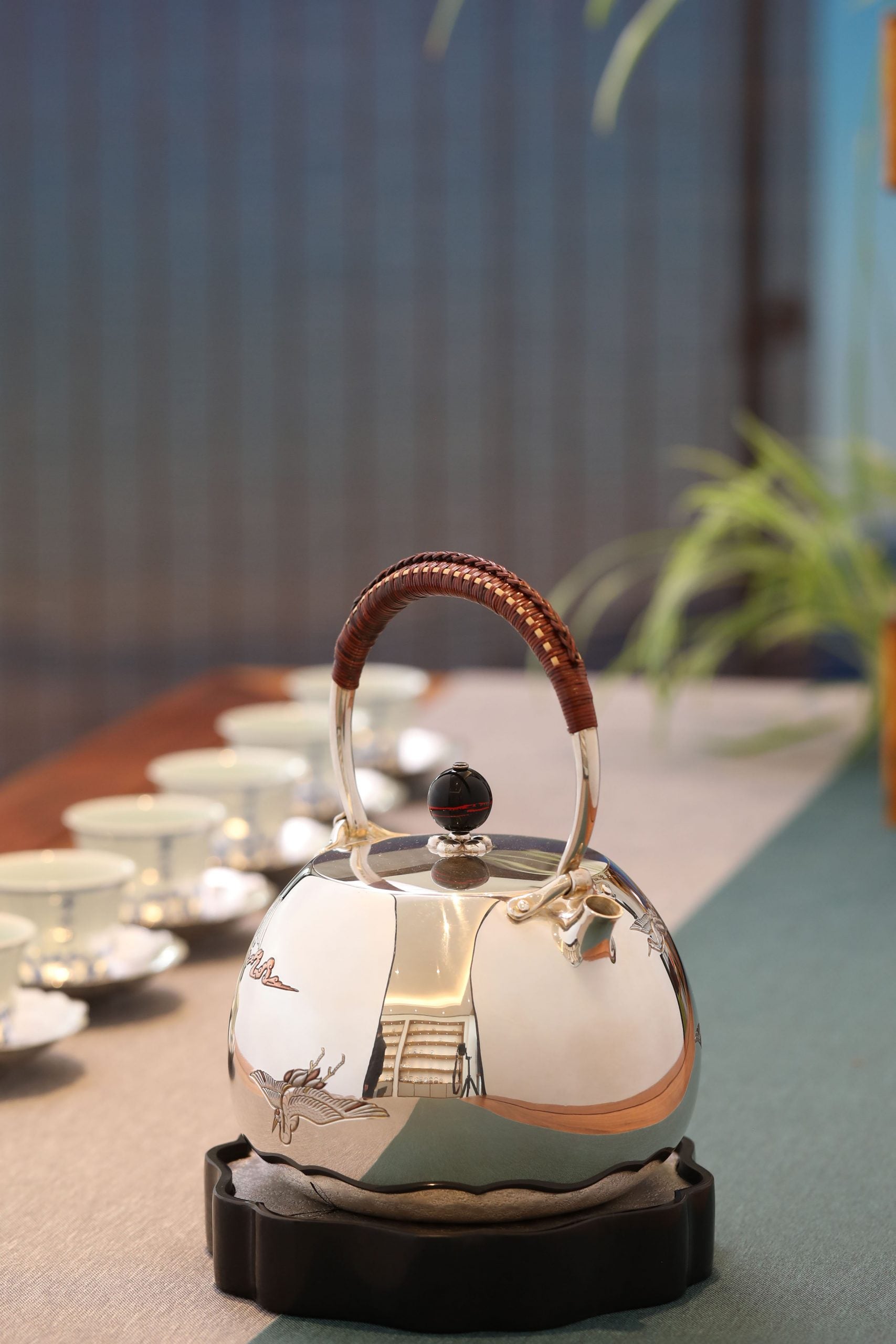 Cranes dancing in the nine heavens