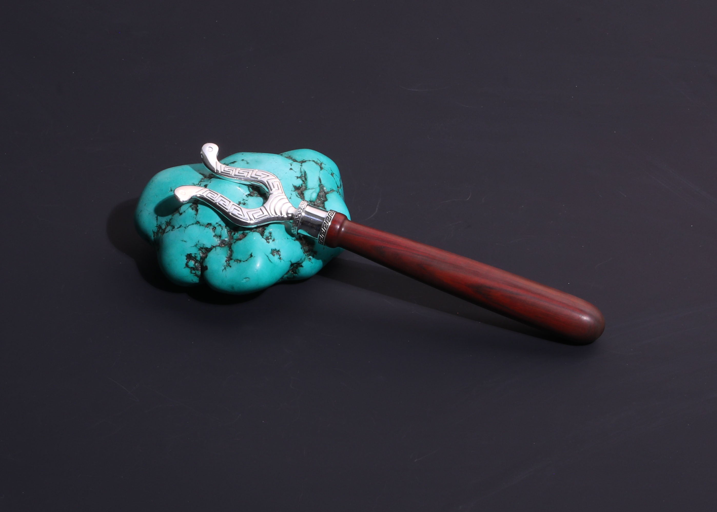 Simple pure silver tea pick | tea scoop