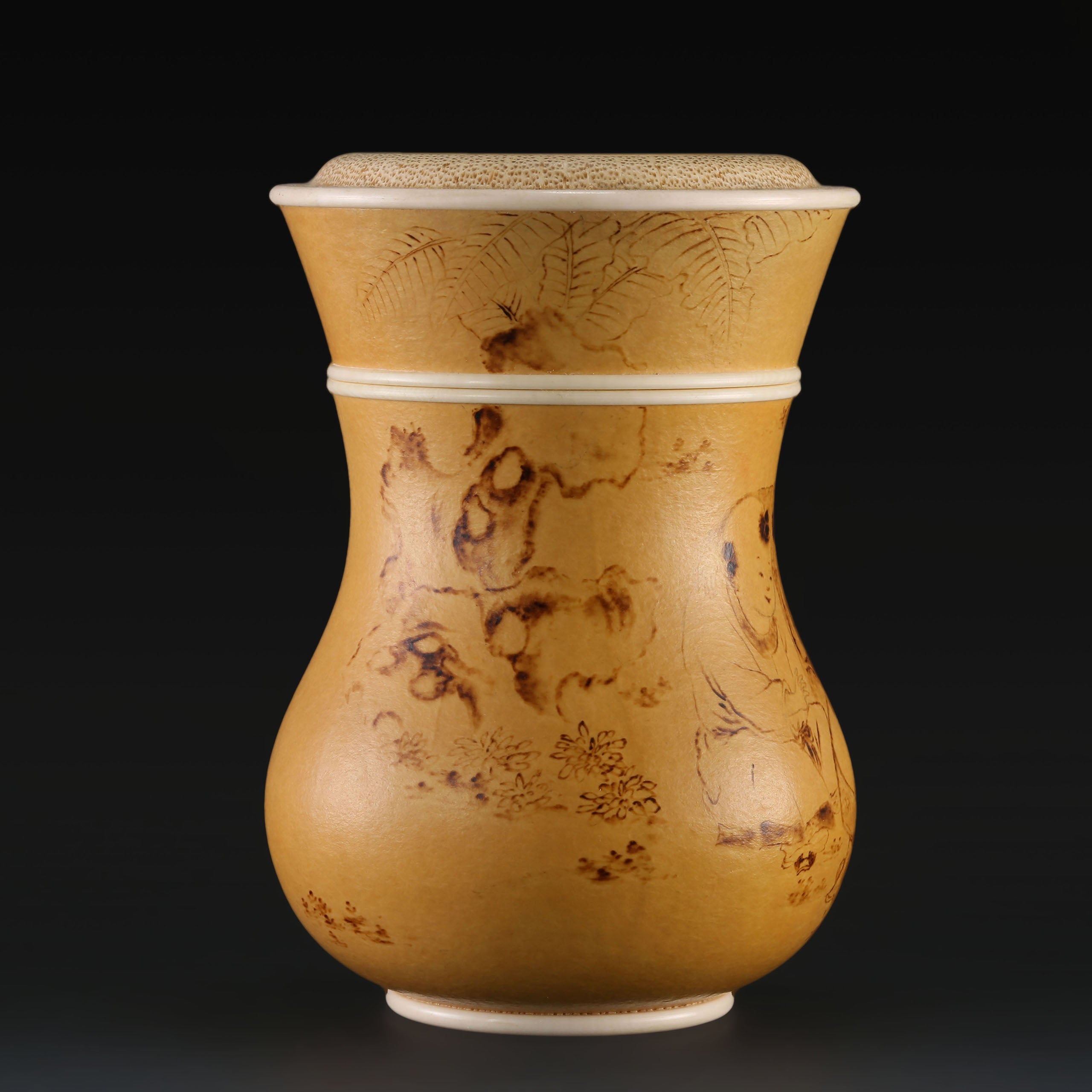 Gourd Boy Tea Canister