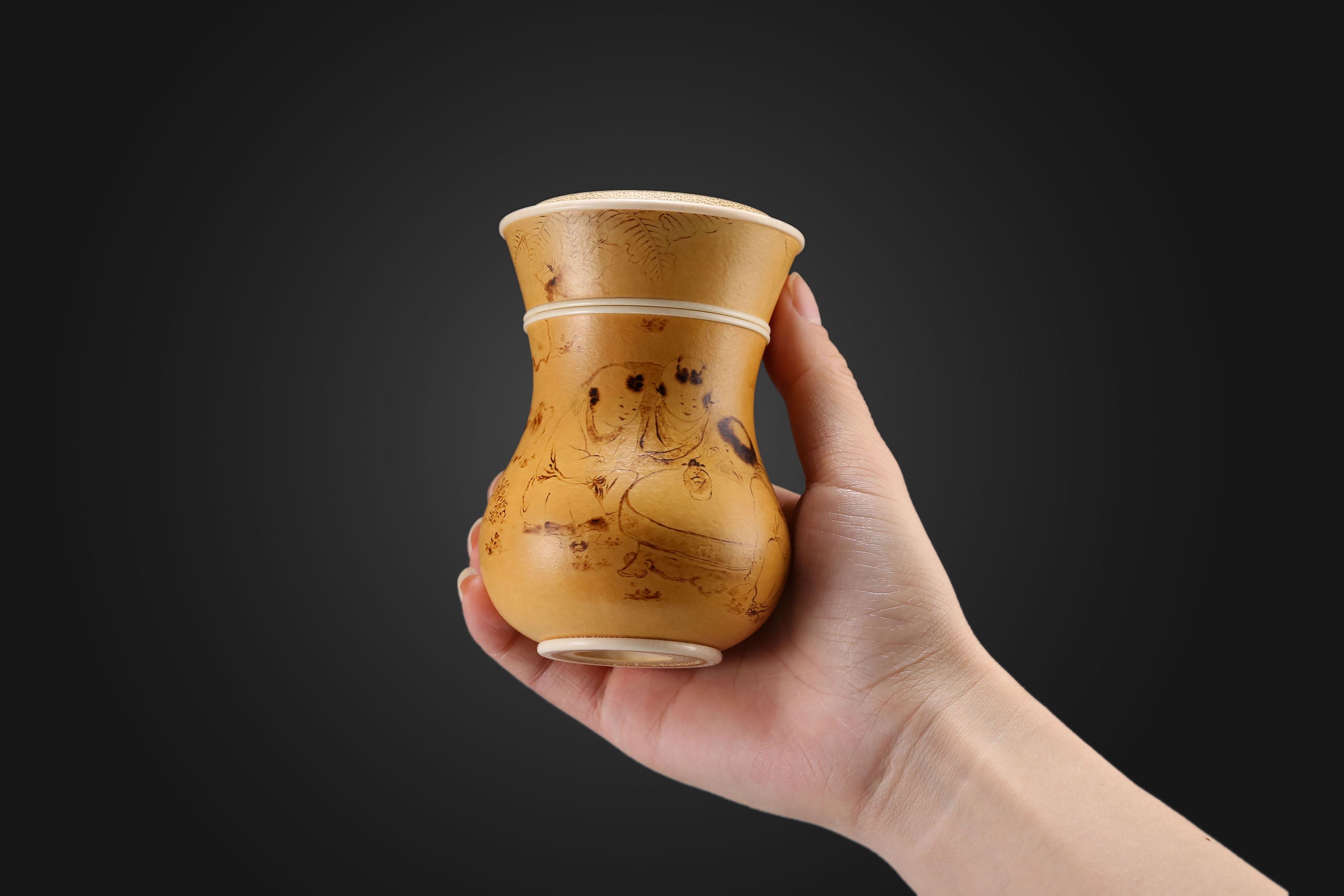 Gourd Boy Tea Canister