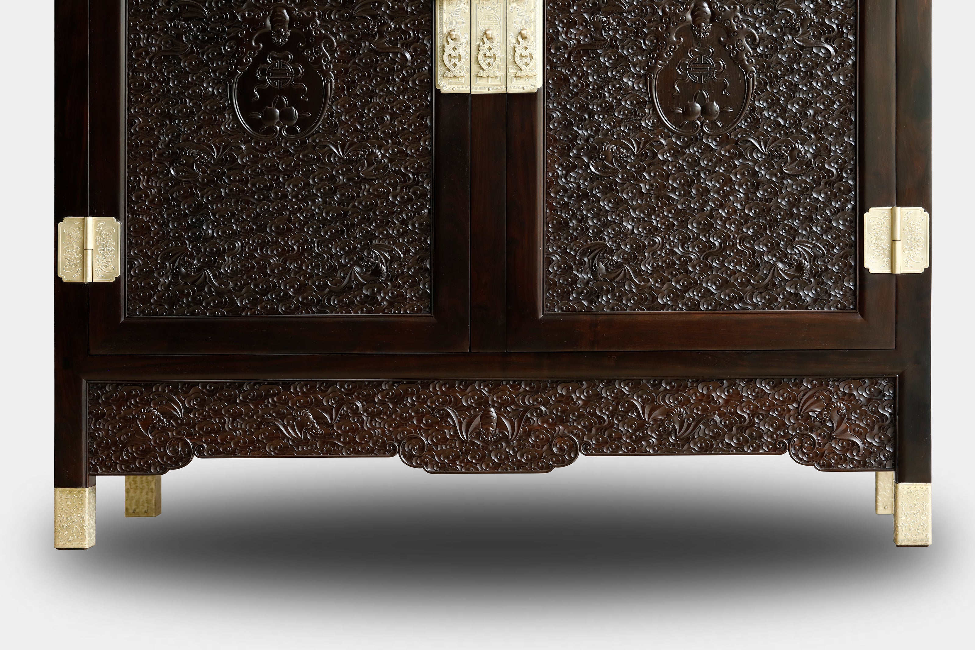 Purple sandalwood cabinet shelves in pairs