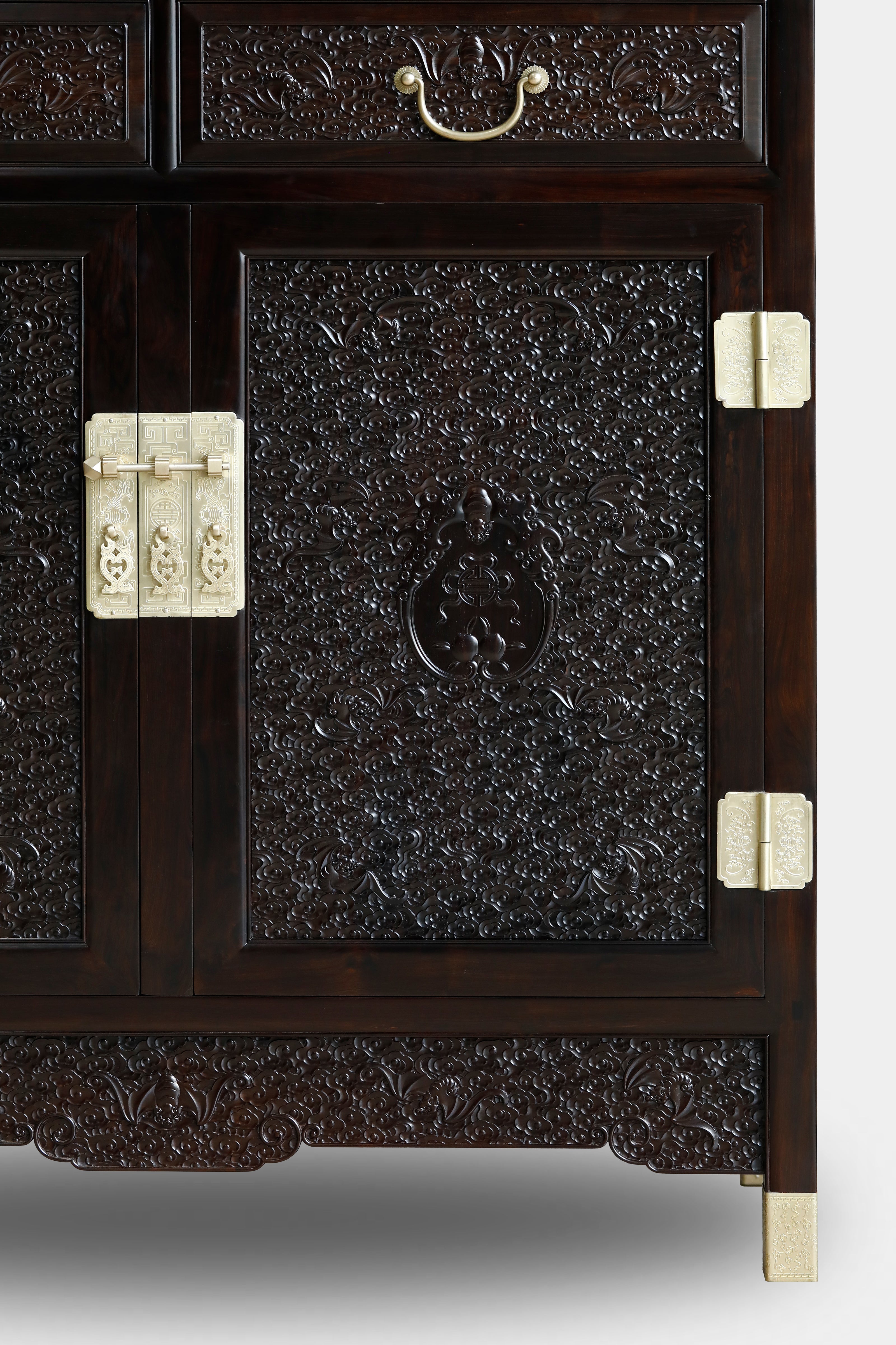 Purple sandalwood cabinet shelves in pairs