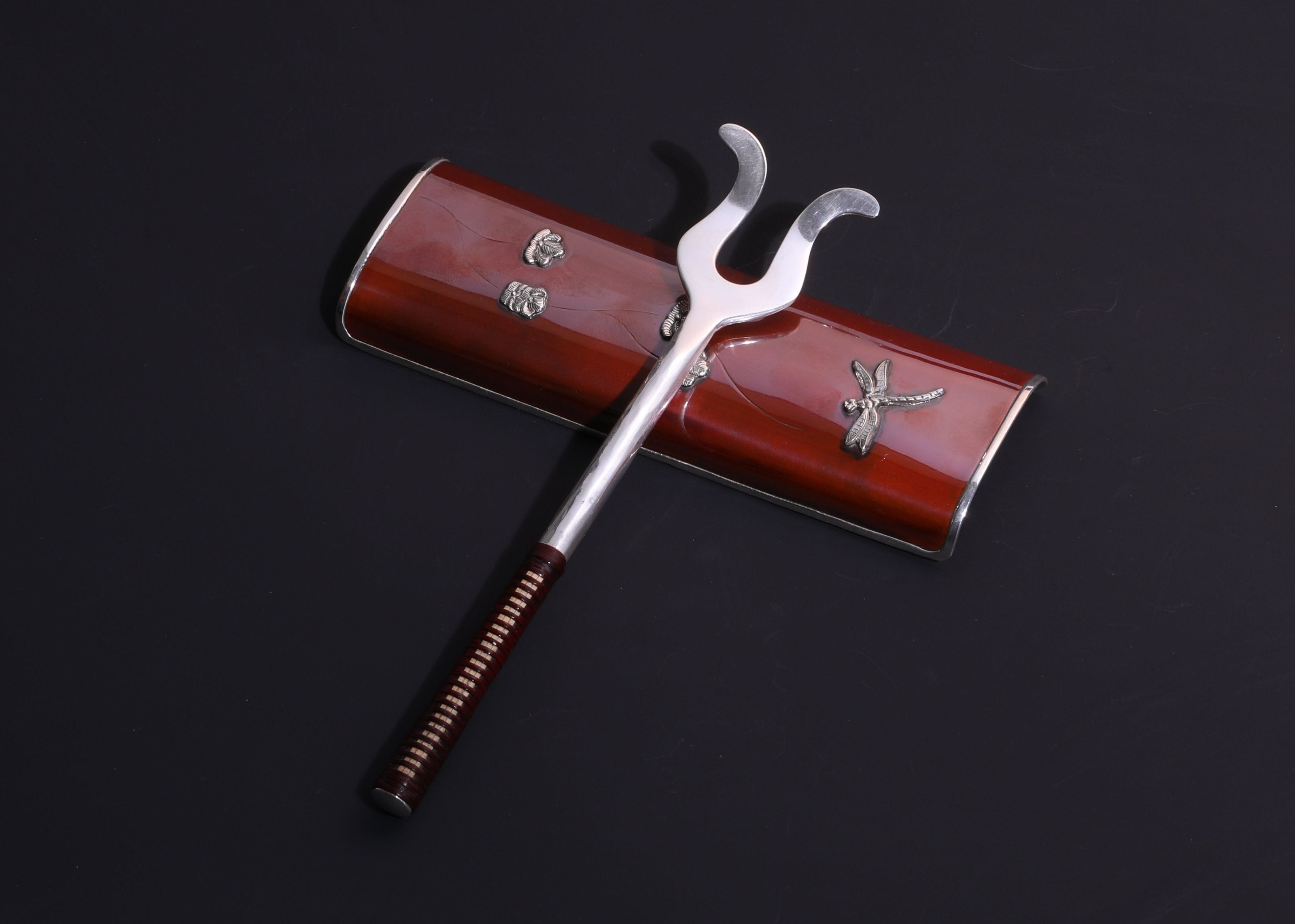 Simple pure silver tea pick | tea scoop