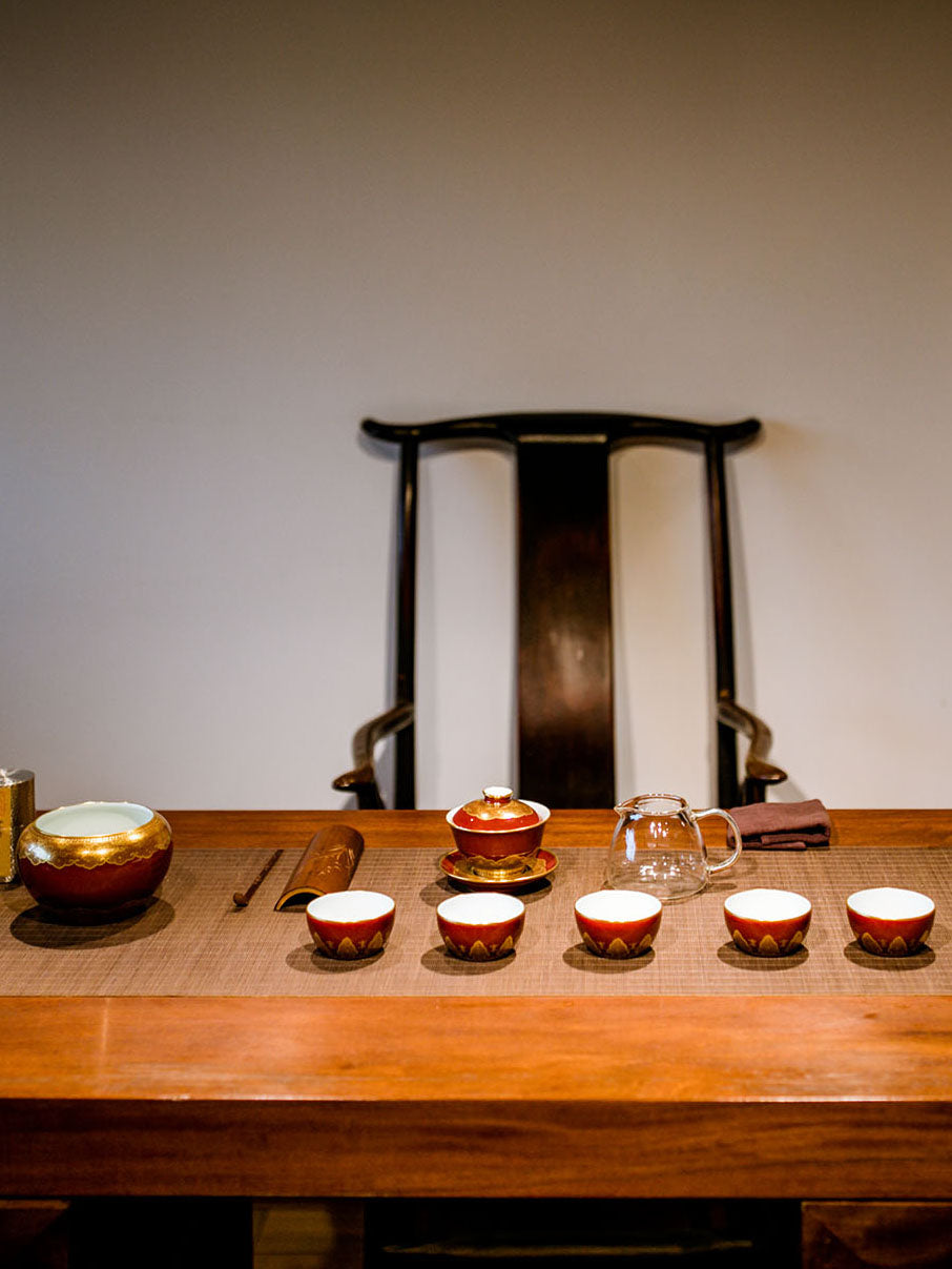 Sacrificial Red and Gold-Plated Bowl/Cup