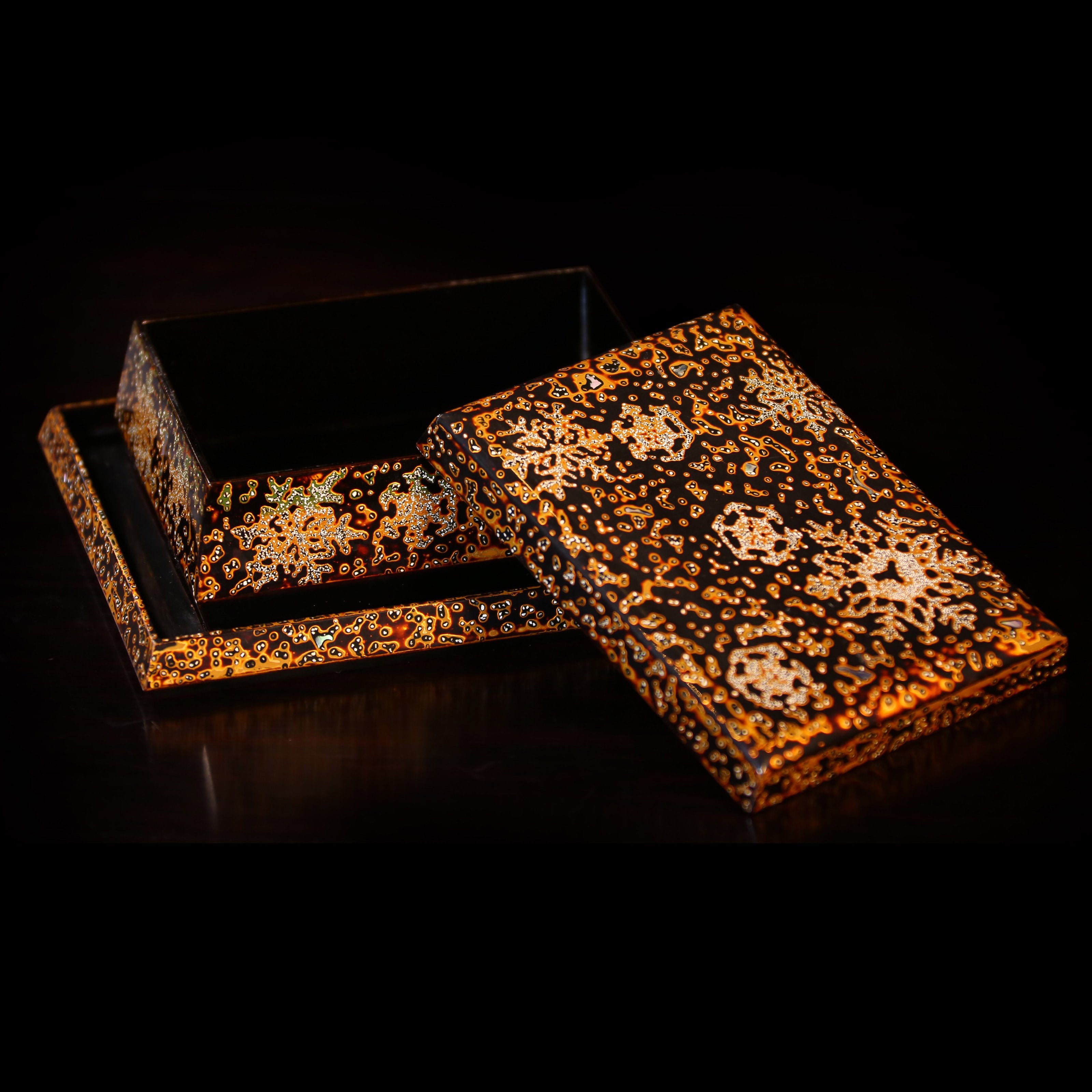 Japanese Gold Bug Painting Box