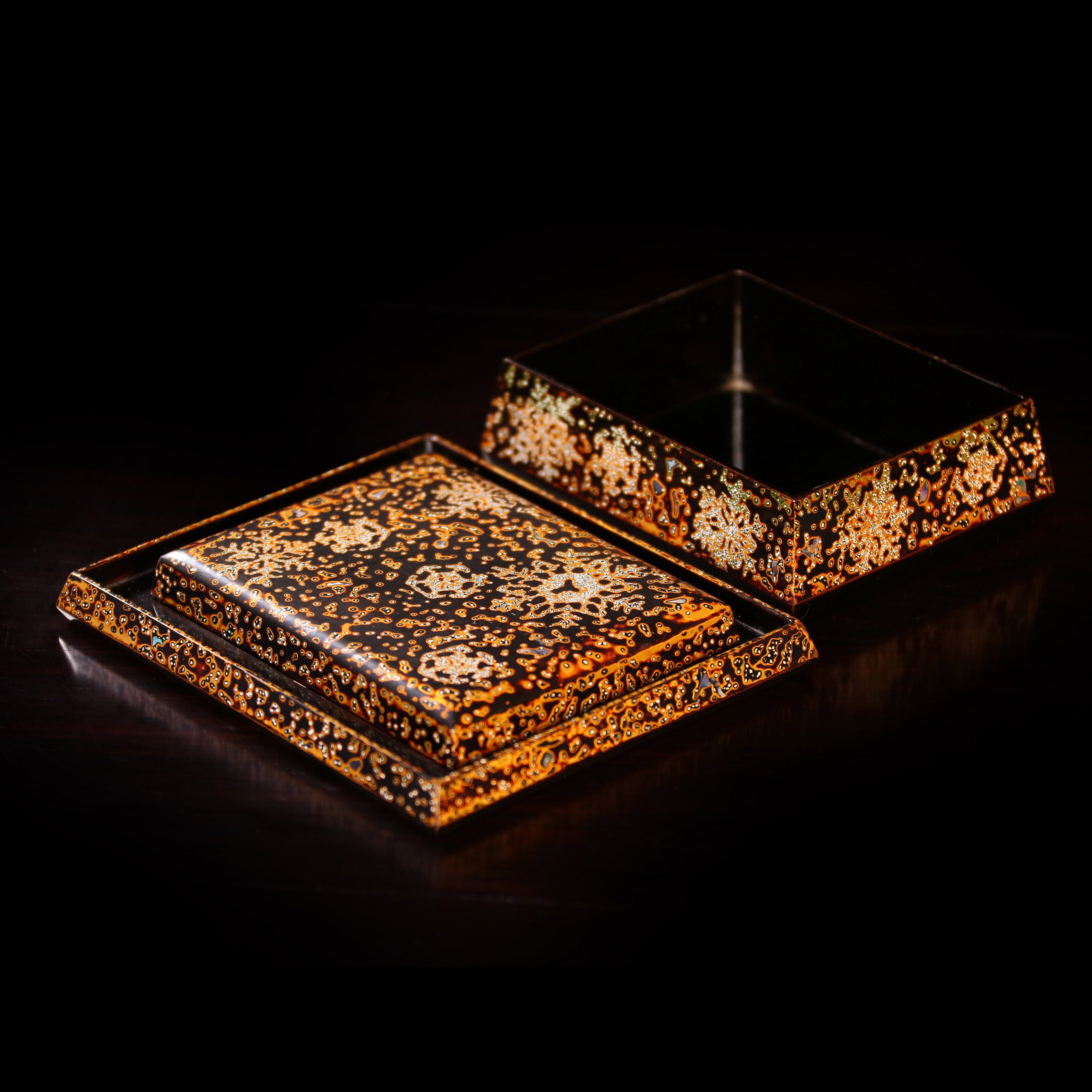 Japanese Gold Bug Painting Box