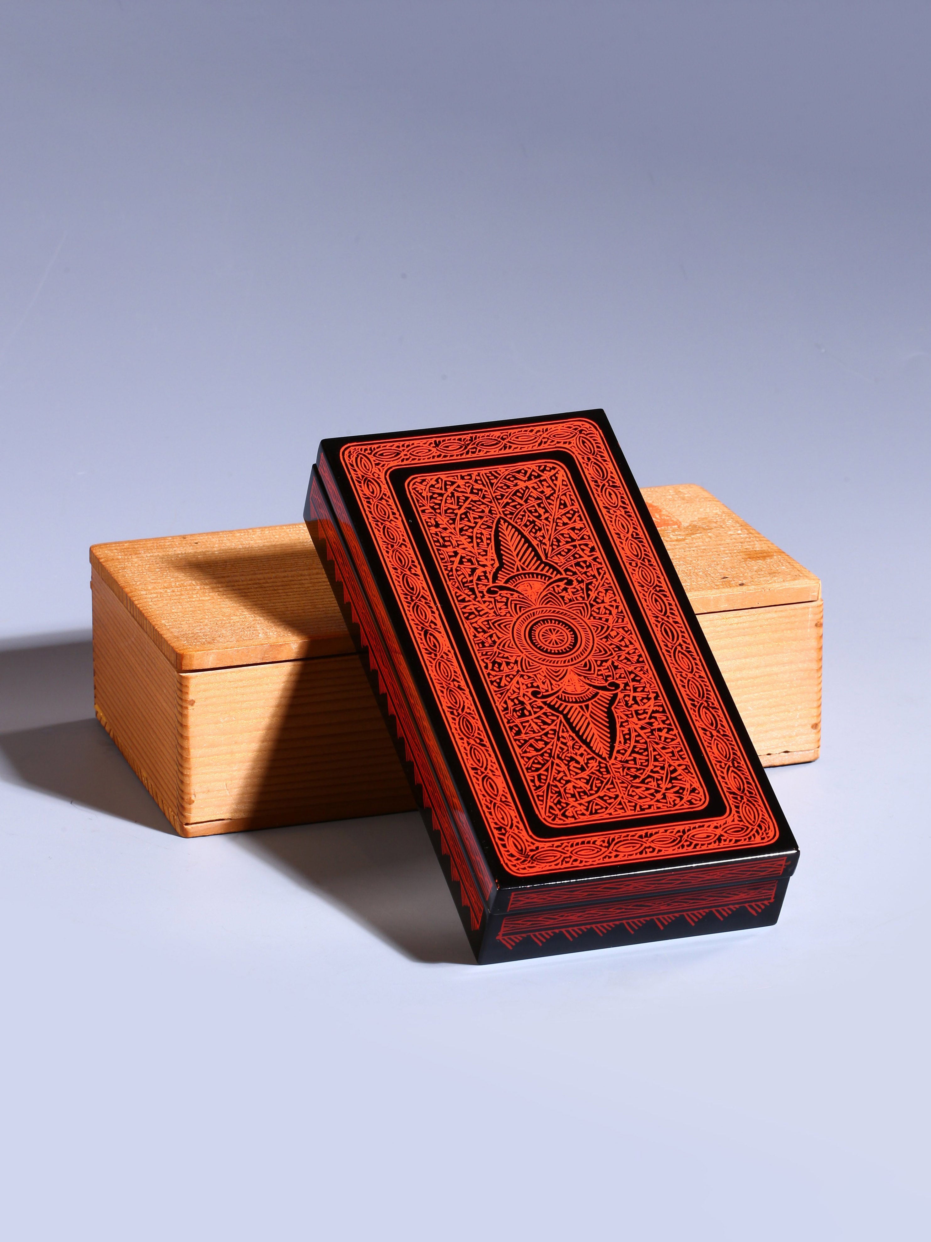 Japanese konjac lacquer box