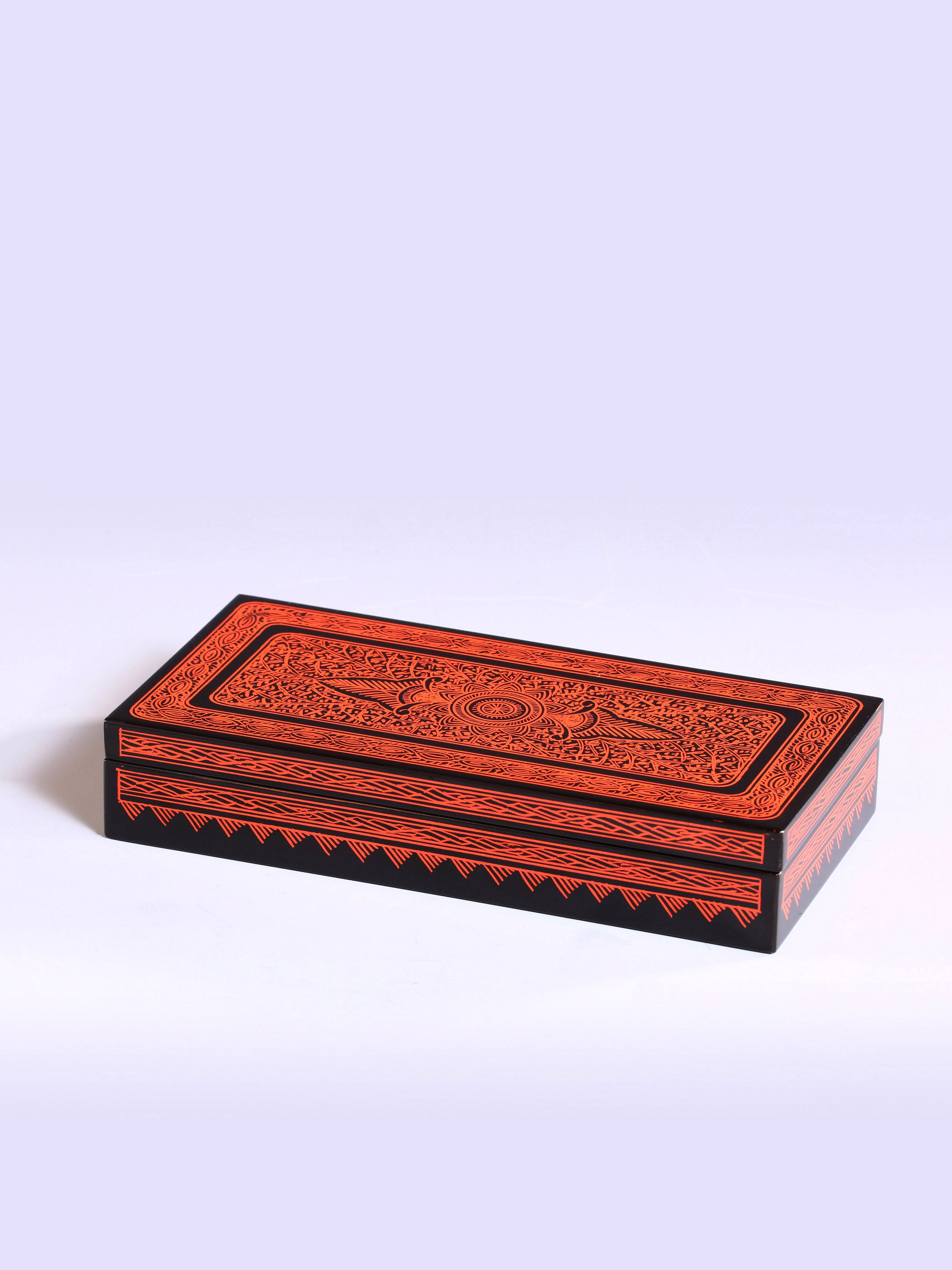 Japanese konjac lacquer box
