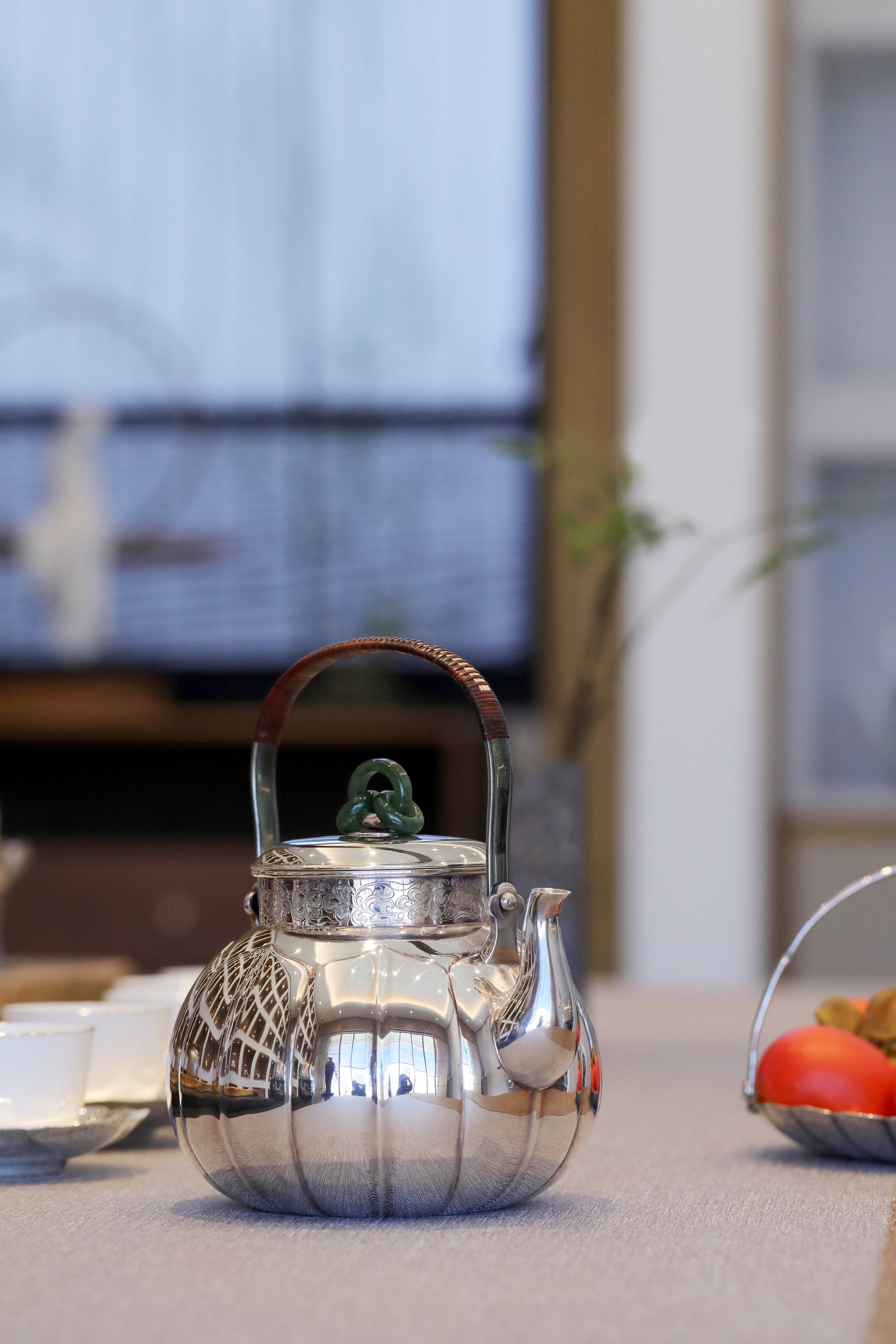 Lotus Petal Three Jade Ring Pot