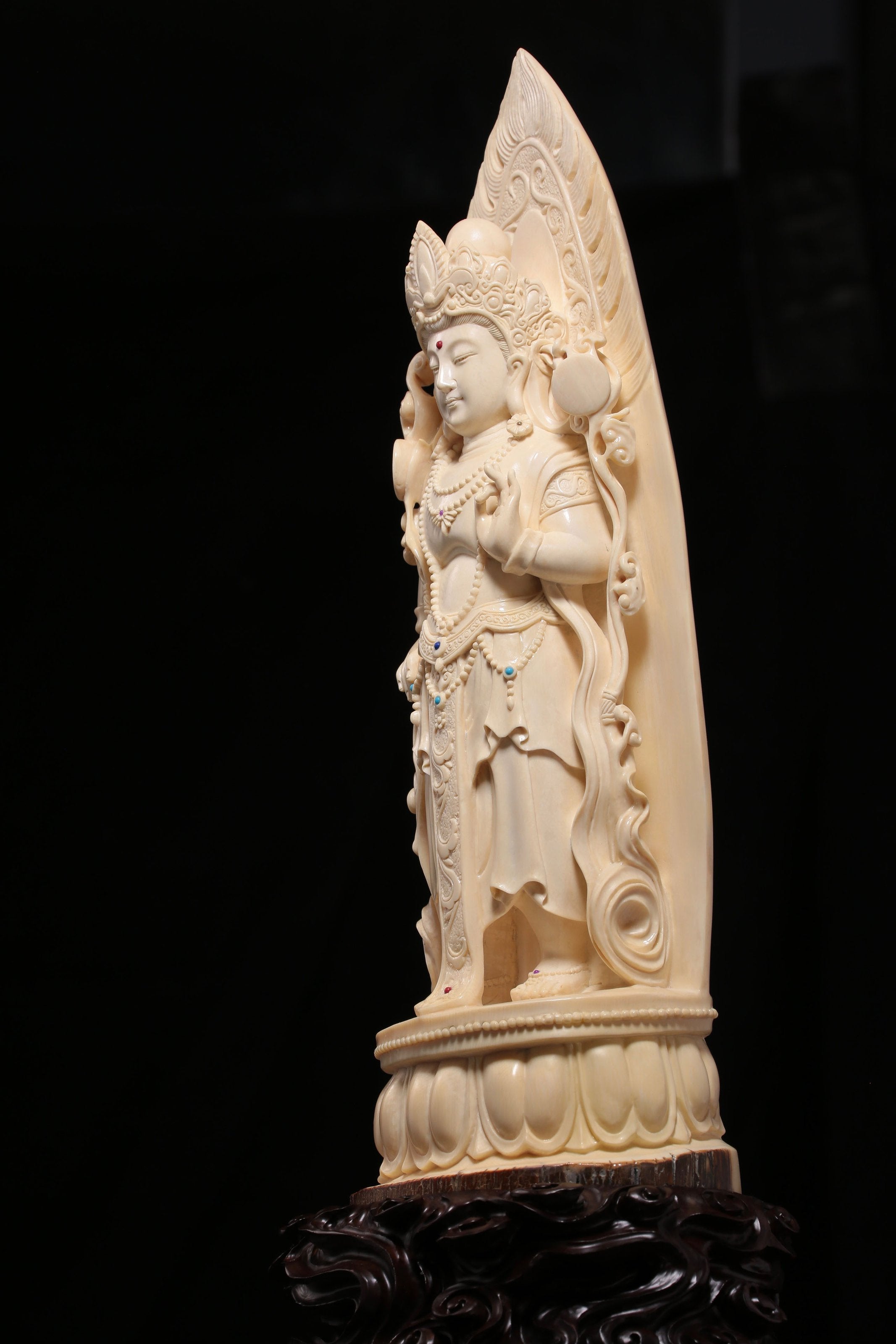 Guanyin on a lotus base