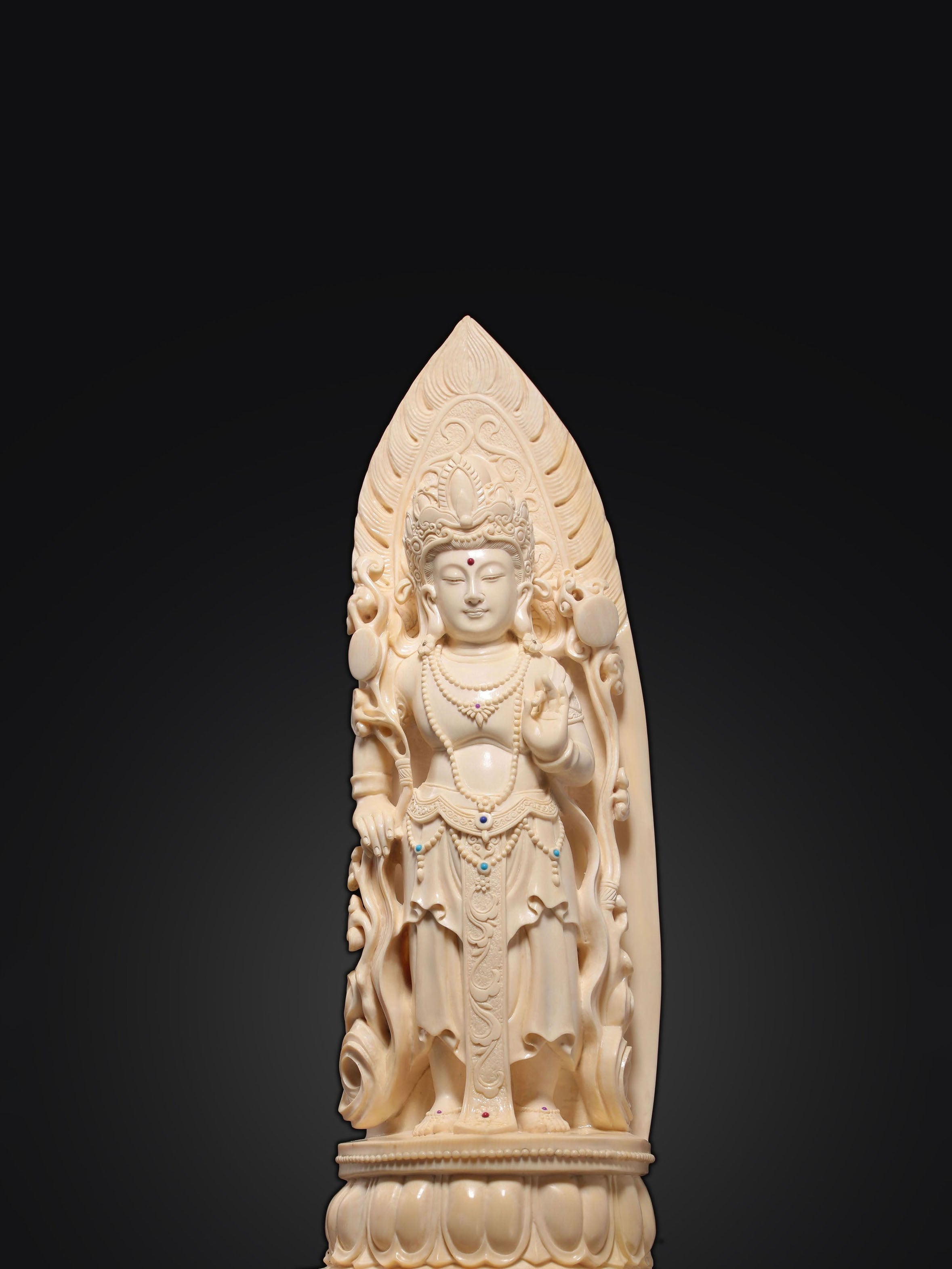 Guanyin on a lotus base