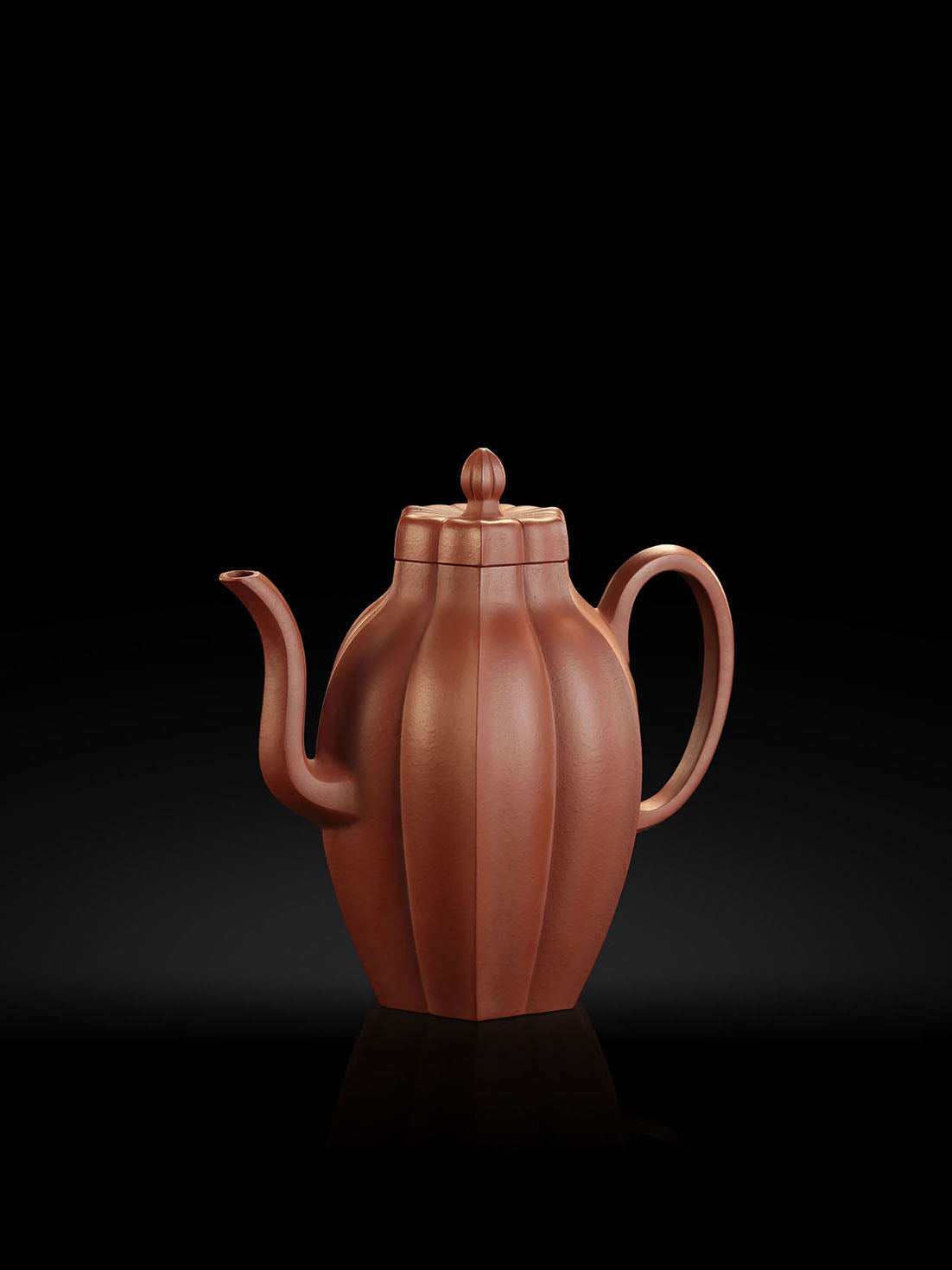 Water chestnut flower palace lamp pot