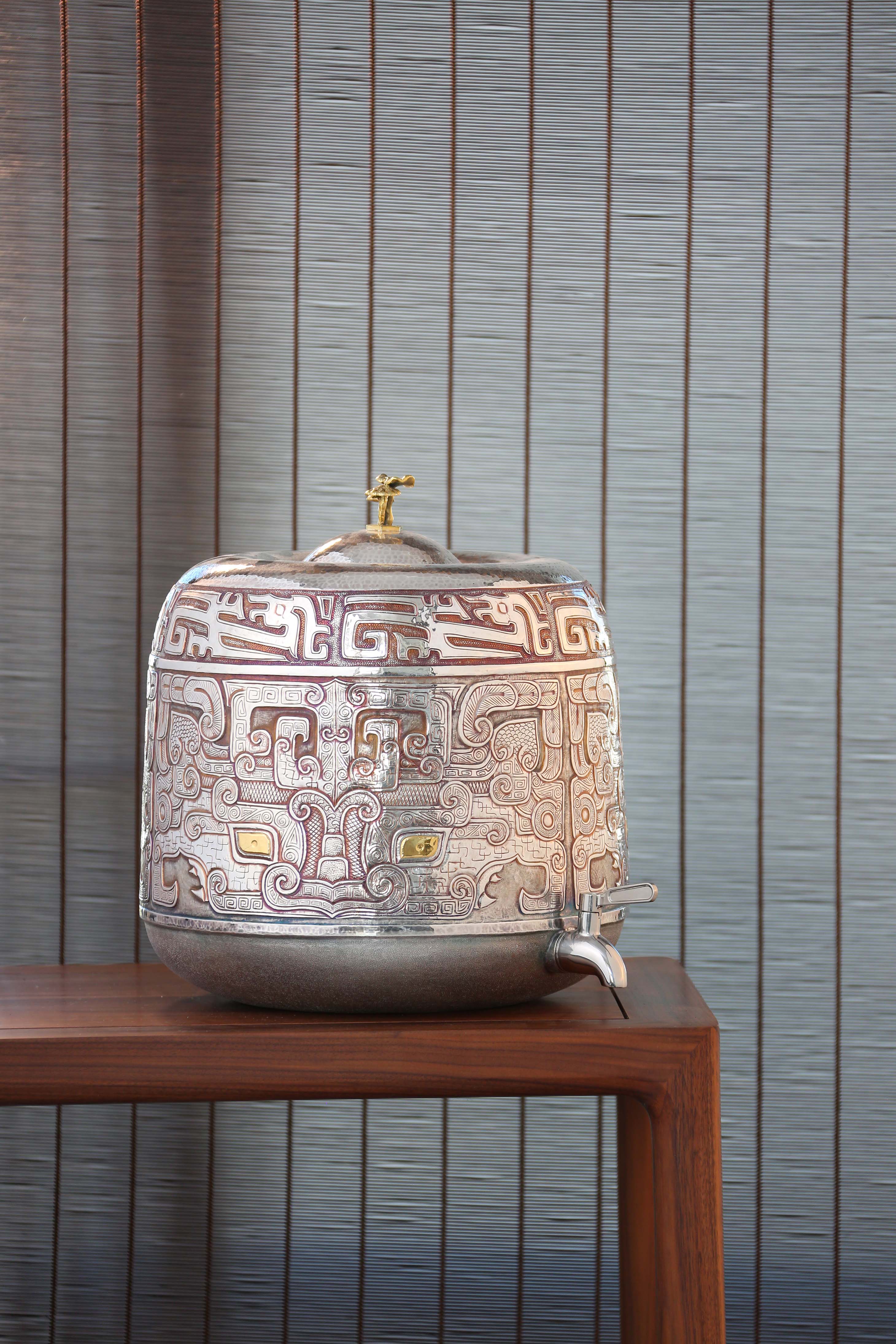 Lingzhi Picking Pot | Pure Silver